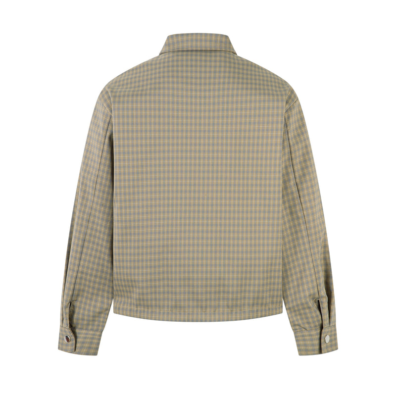 Reversible Check Panel Jacket | Two Looks, One Jacket