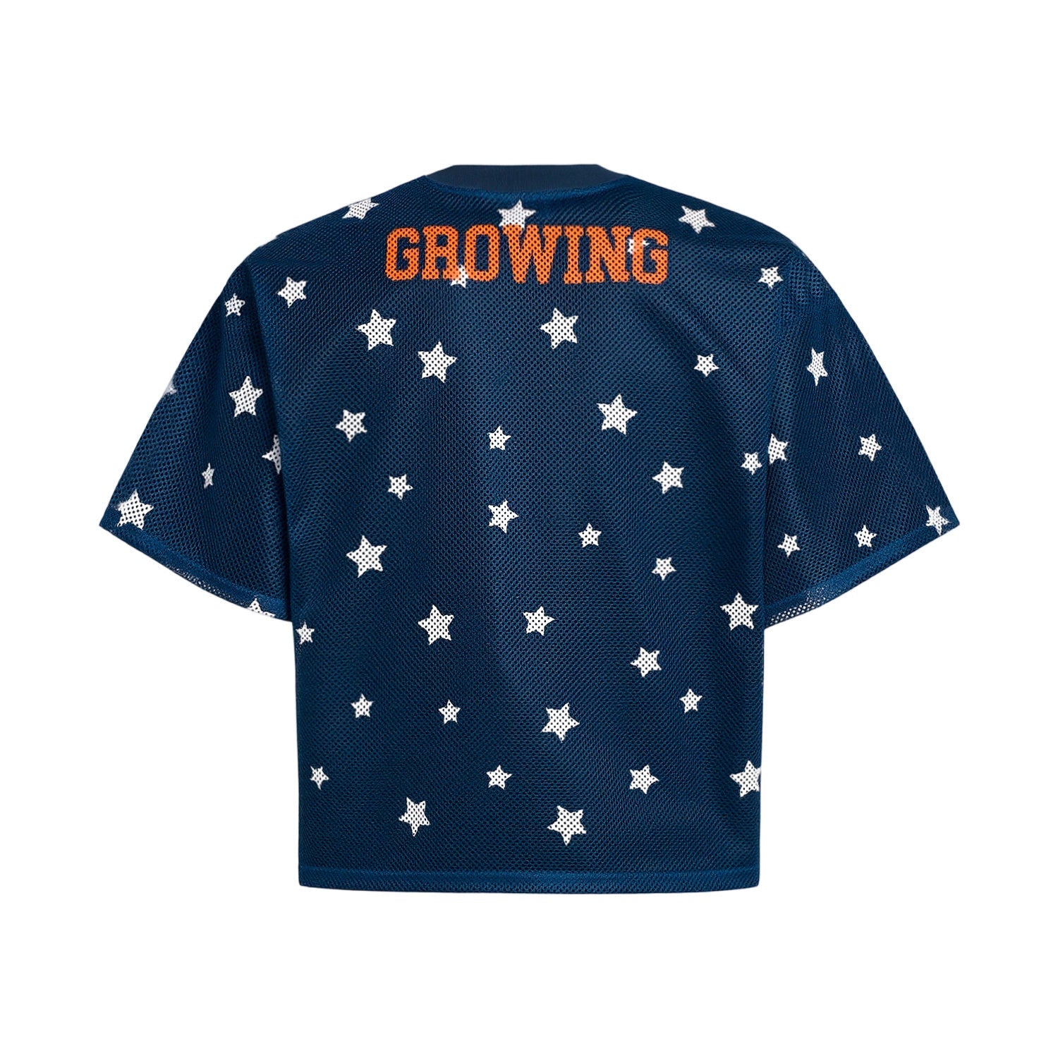 Omirad Starfield Mesh Jersey | Oversized Star Print Varsity Top