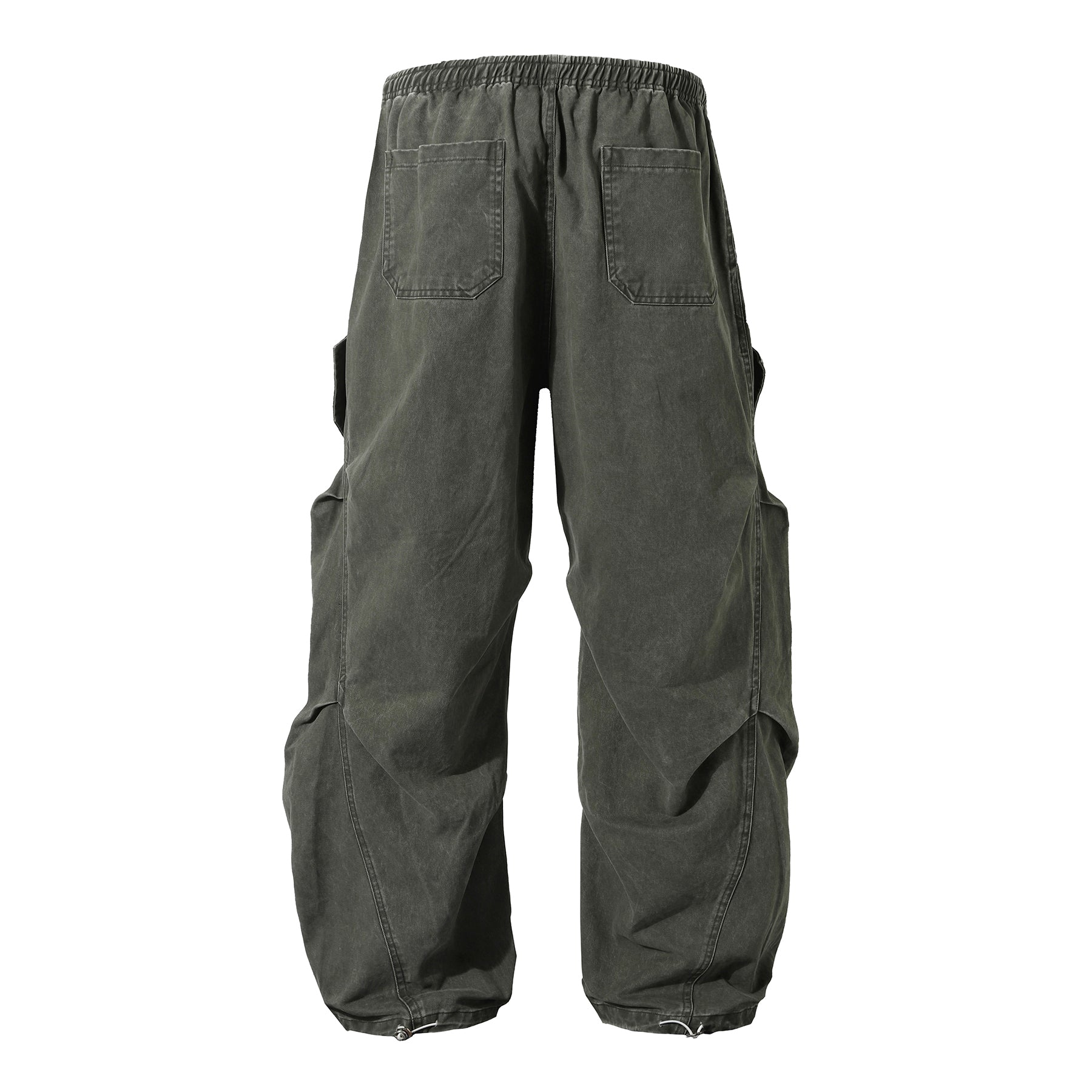 Omirad Curved-Pocket Baggy Cargo Pants | 100% Cotton