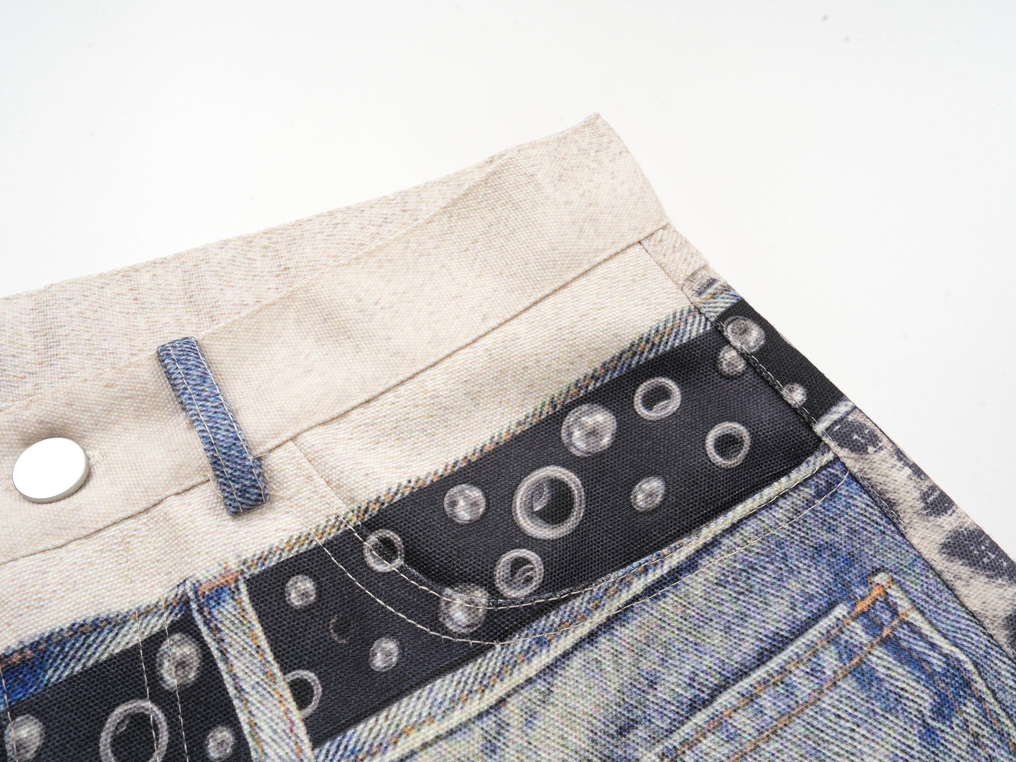 Leopard Print Patchwork Wide-Leg Pants | Y2K Streetwear