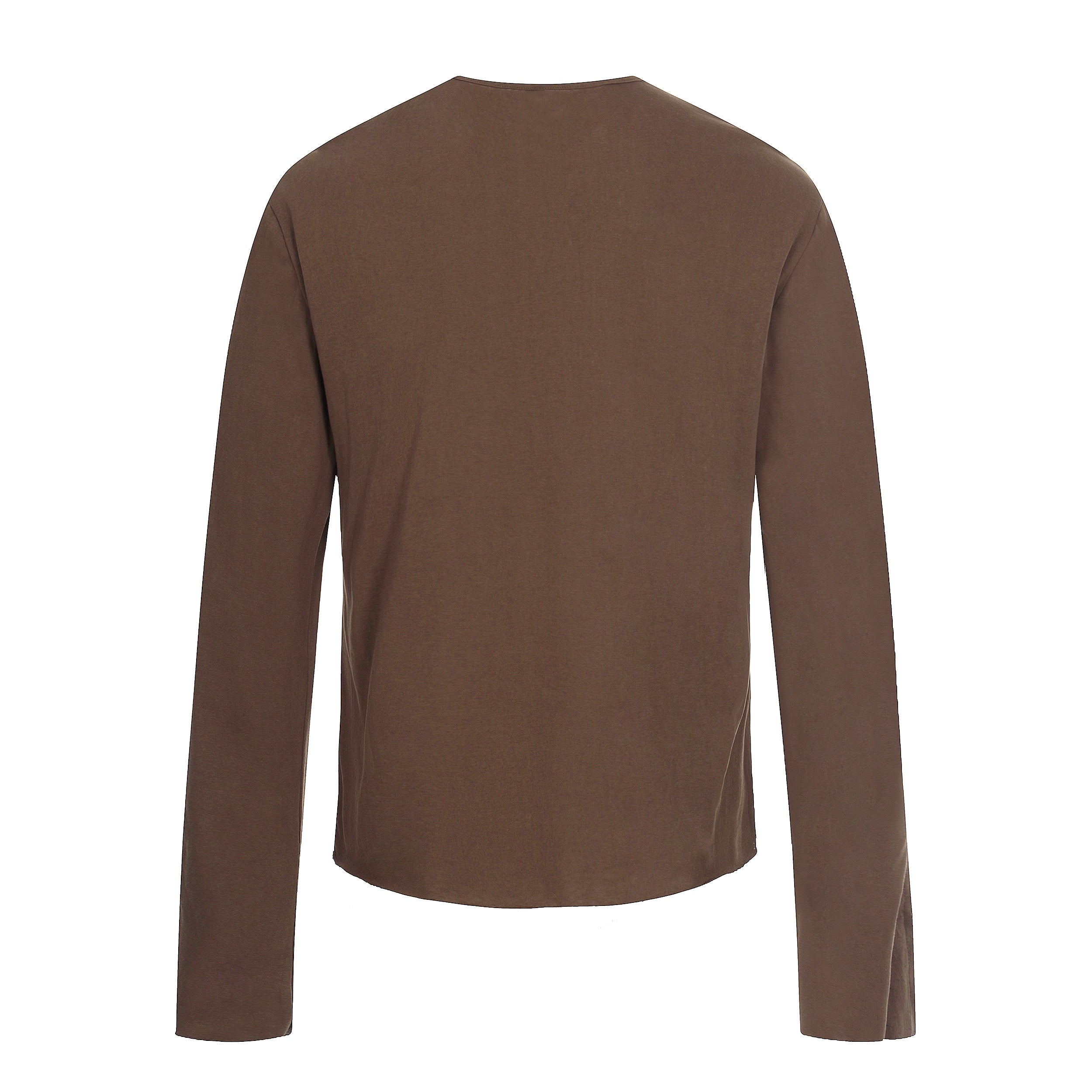 Classic Henley Long Sleeve T-Shirt | 100% Cotton