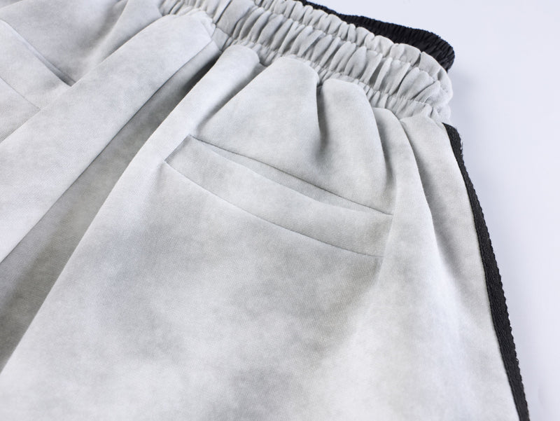 Barcode Graphic Wide-Leg Sweatpants | Streetwear Joggers
