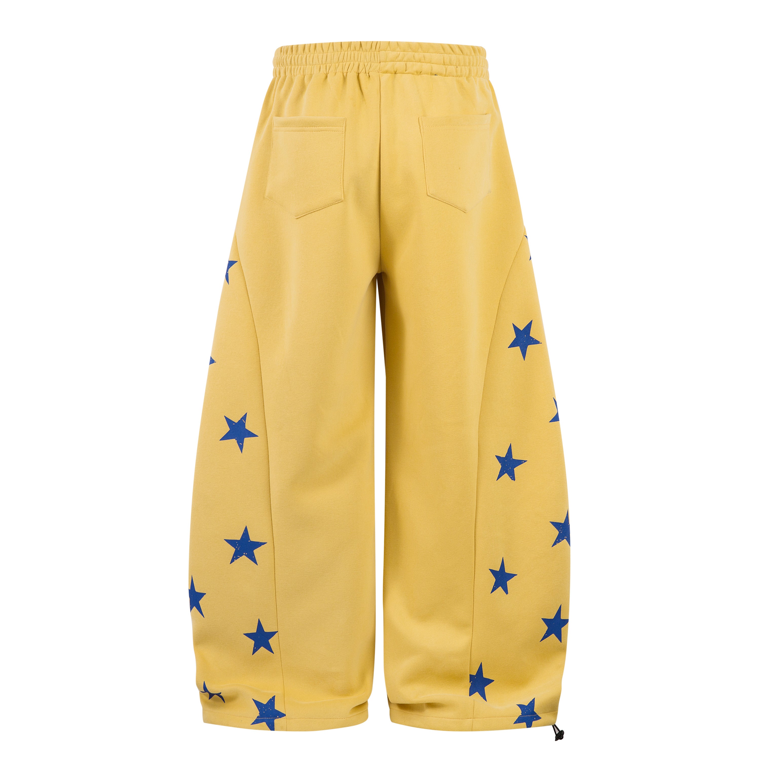 Omirad Star Paneled Wide-Leg Sweatpants | Y2K Streetwear