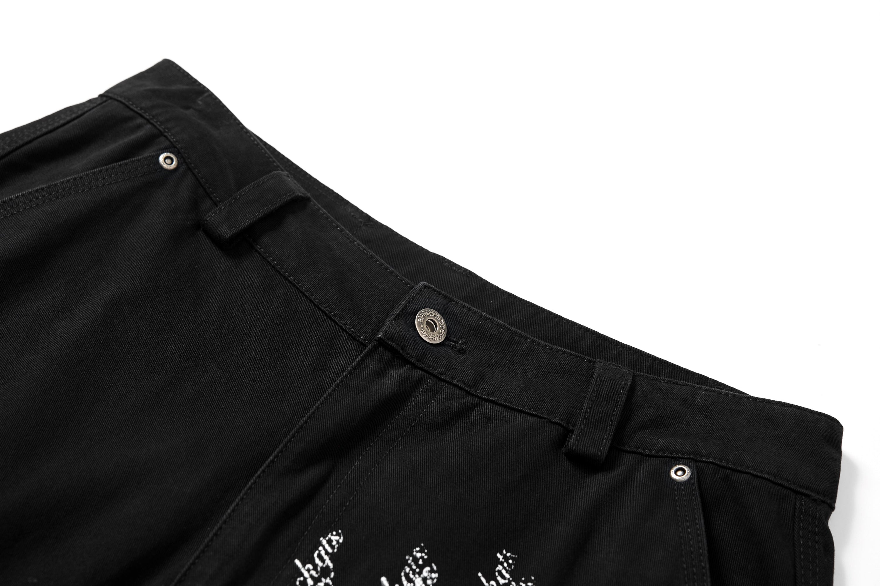 Omirad Cross Script Cargo Pants | Vintage Wash Streetwear