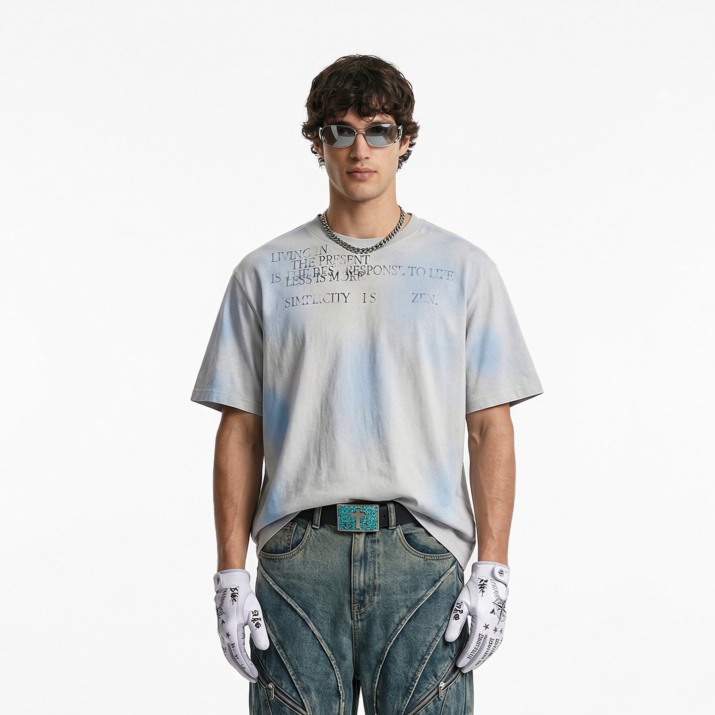 Omirad Vintage Spray Dyed Tee | Minimalist Streetwear T-Shirt