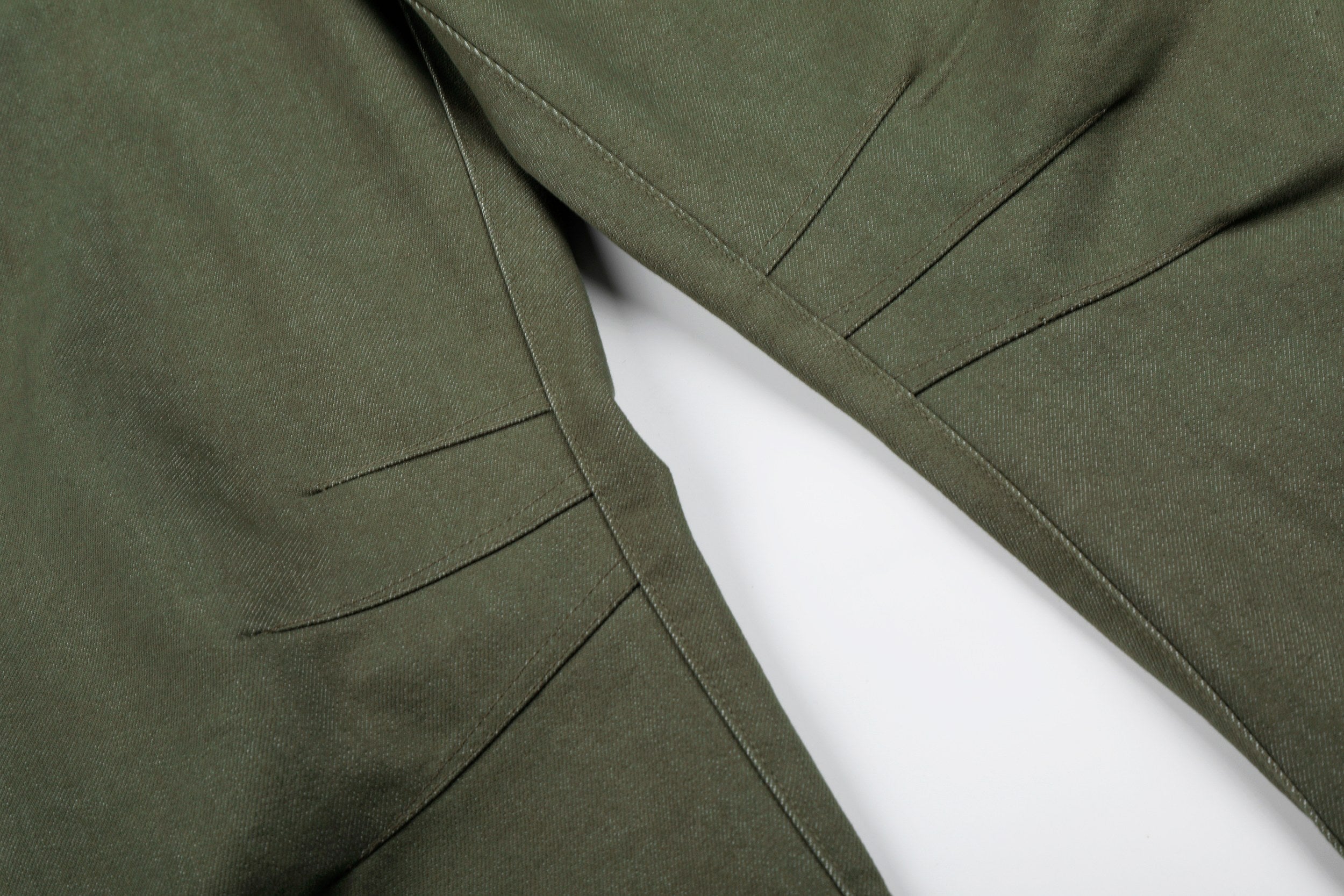 Omirad Vintage Utility Wide-Leg Fold-Hem Pants | Army Green