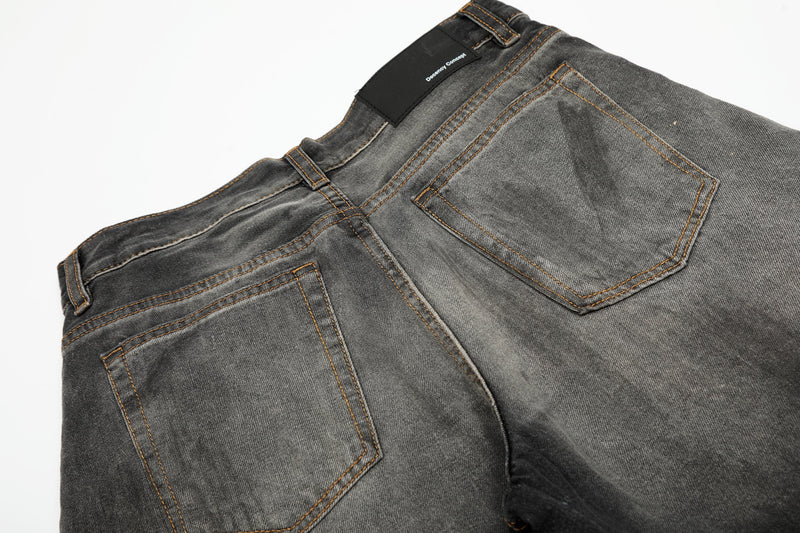 Omirad Vintage Wash Barrel Leg Jeans | Distressed Streetwear