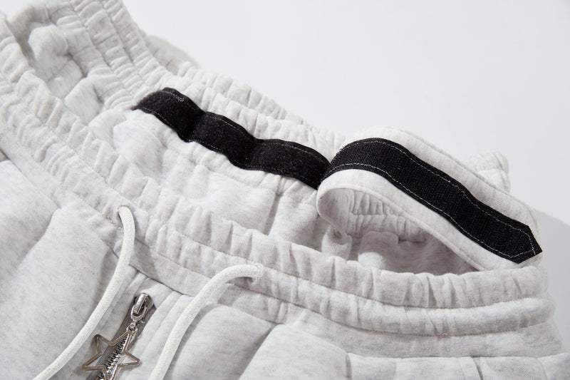 Omirad Star Zip Wide-Leg Sweatpants | Streetwear Joggers
