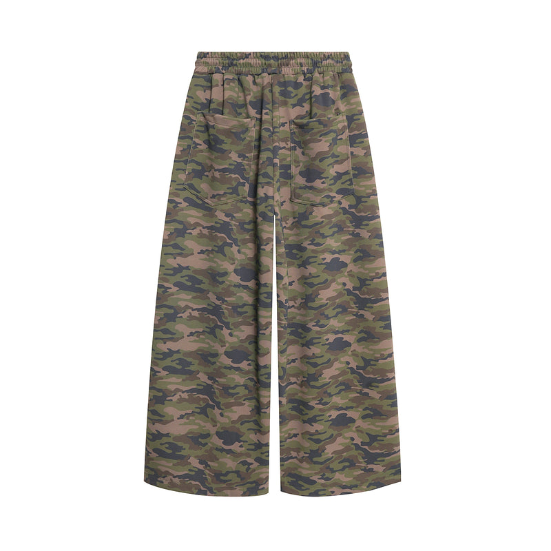 Omirad Camo Wide-Leg Lounge Pants | Streetwear Joggers