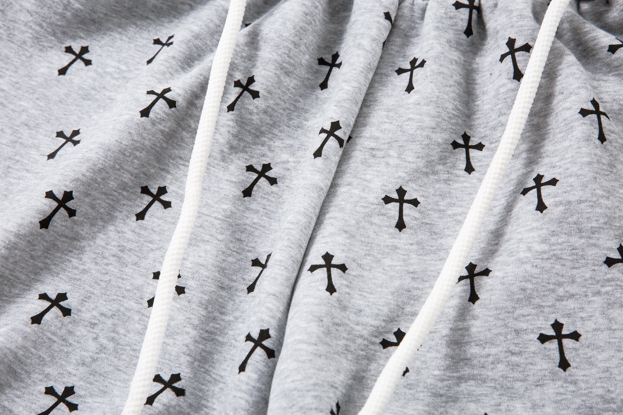 Omirad Cross Print Sweatpants | Gothic Streetwear Joggers