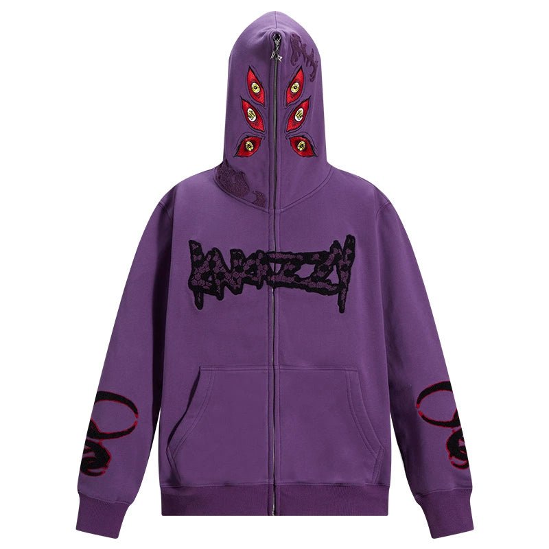 Demon Slayer Full Zip Hoodie - Seakoff