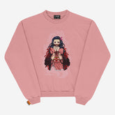 Demon Slayer Nezuko Kamado Oversized Sweatshirt | Premium Anime Apparel - Seakoff