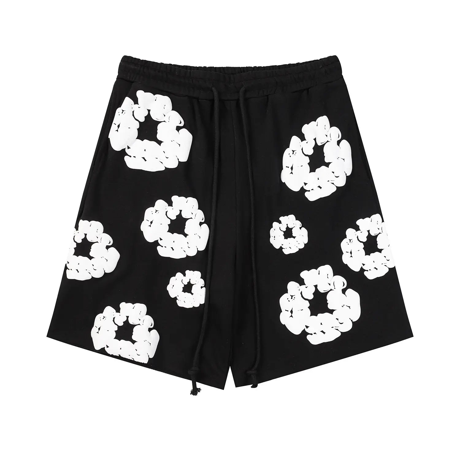 Shorts molletonnés Denim Tears Cotton Wreath – Noir