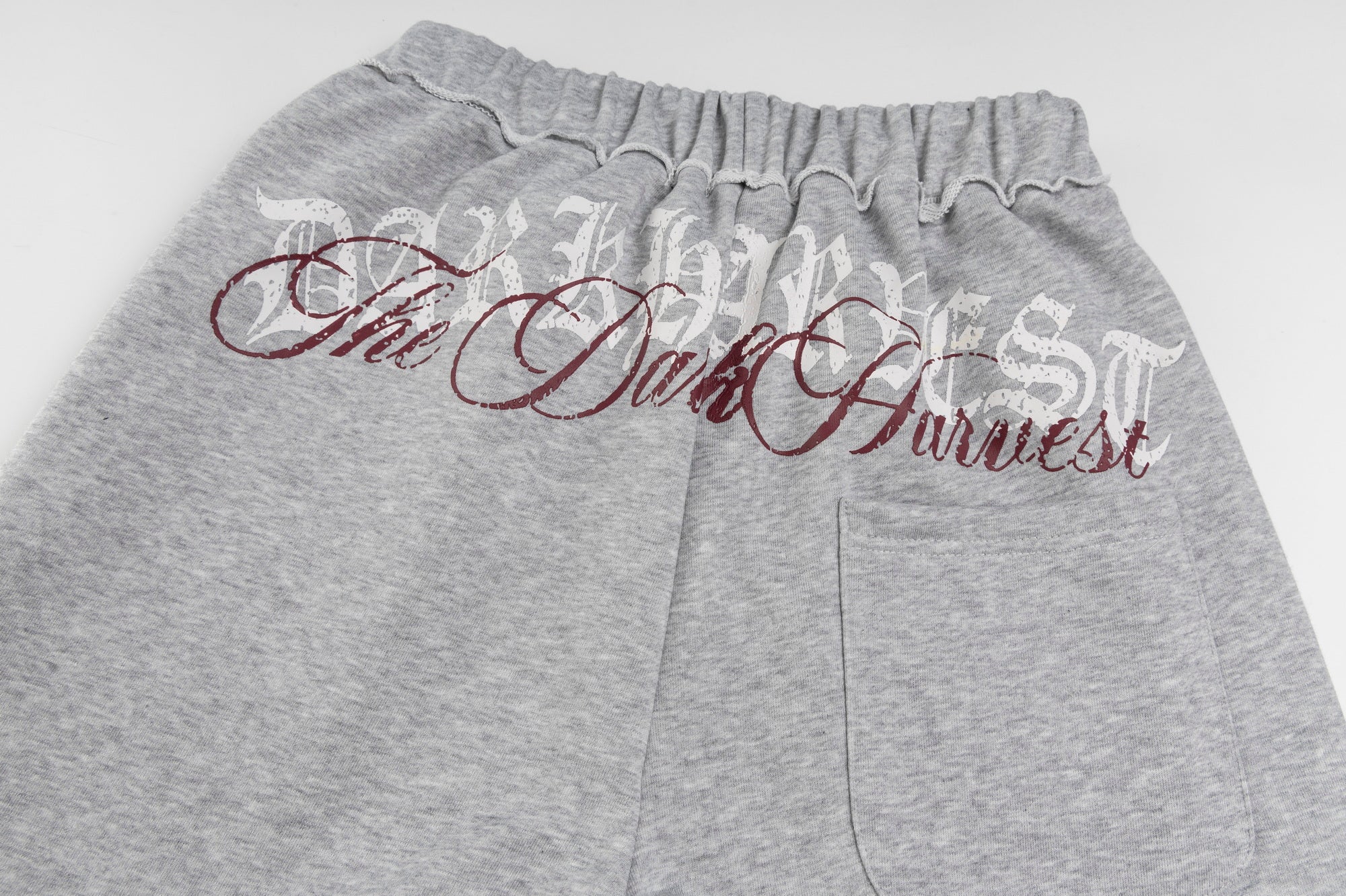 Gothic Wide-Leg Wave-Hem Sweatpants | Bold Streetwear