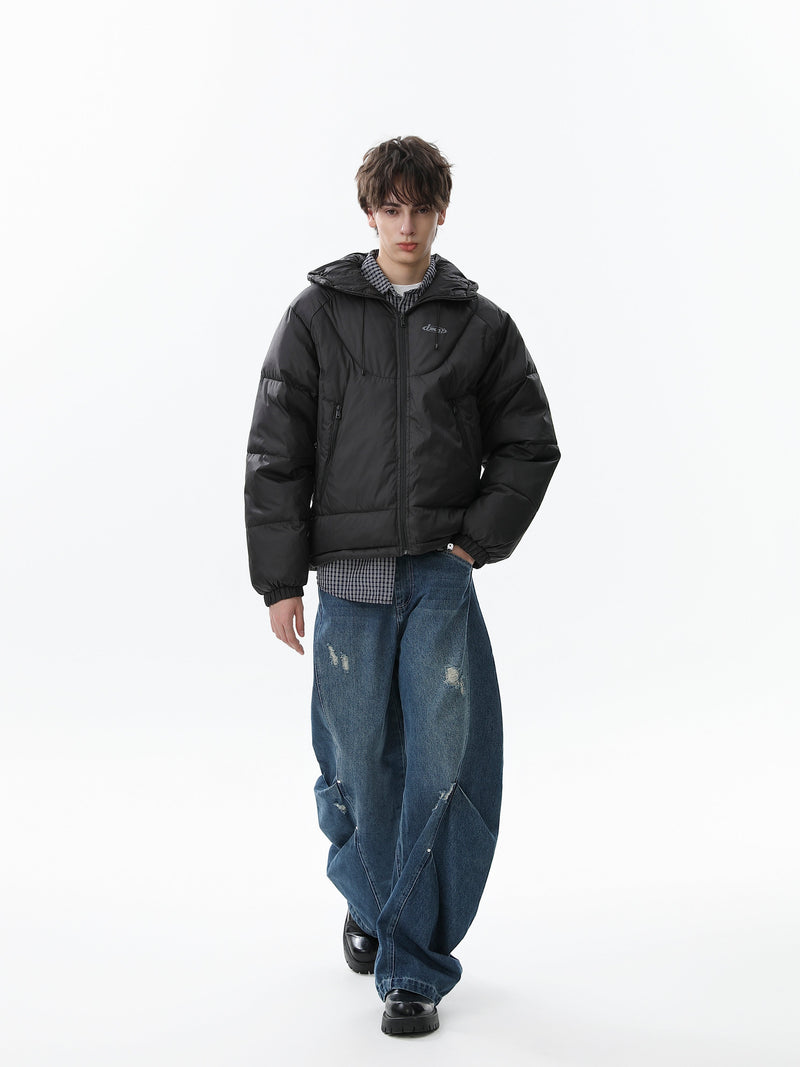 Omirad Oversized Hooded Puffer Jacket | Minimal Winter Coat