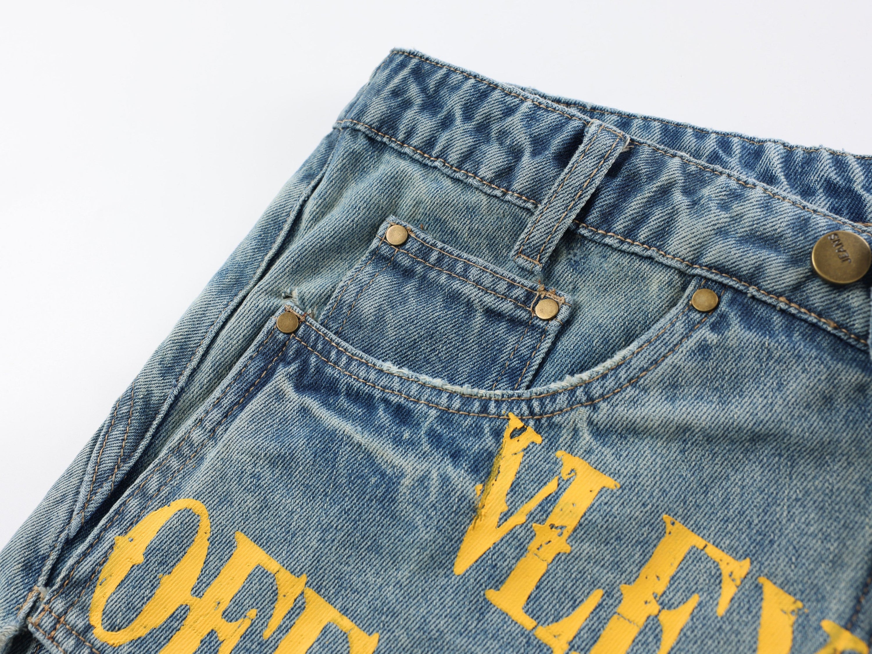 Omirad Graphic Wide-Leg Denim Pants | Bold Streetwear Jeans