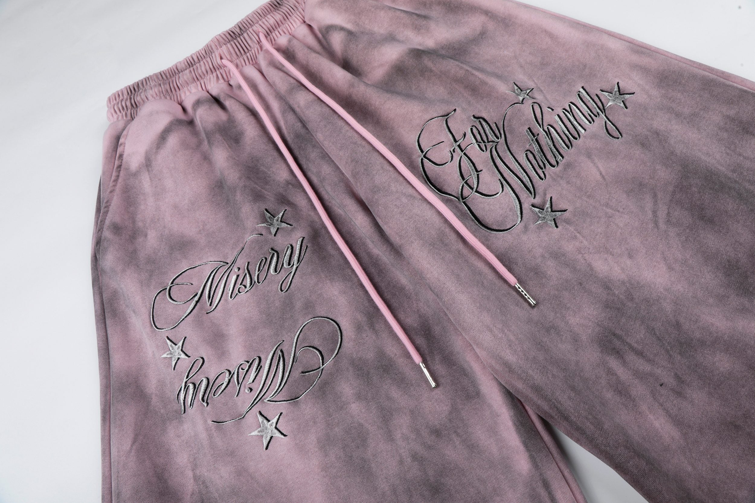 Omirad Misery Was Nothing Washed Wide-Leg Sweatpants