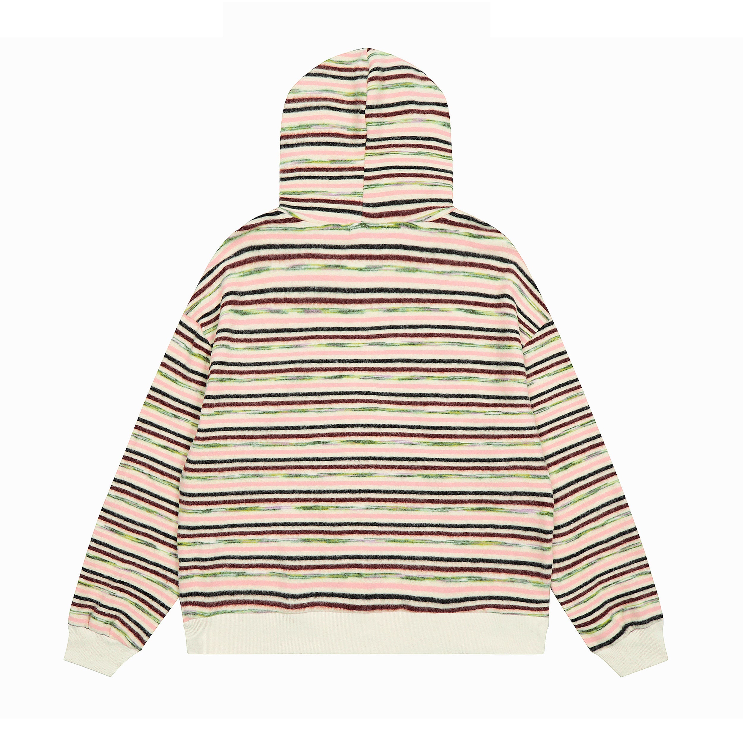 Omirad Striped Knit Zip Hoodie | Retro Streetwear