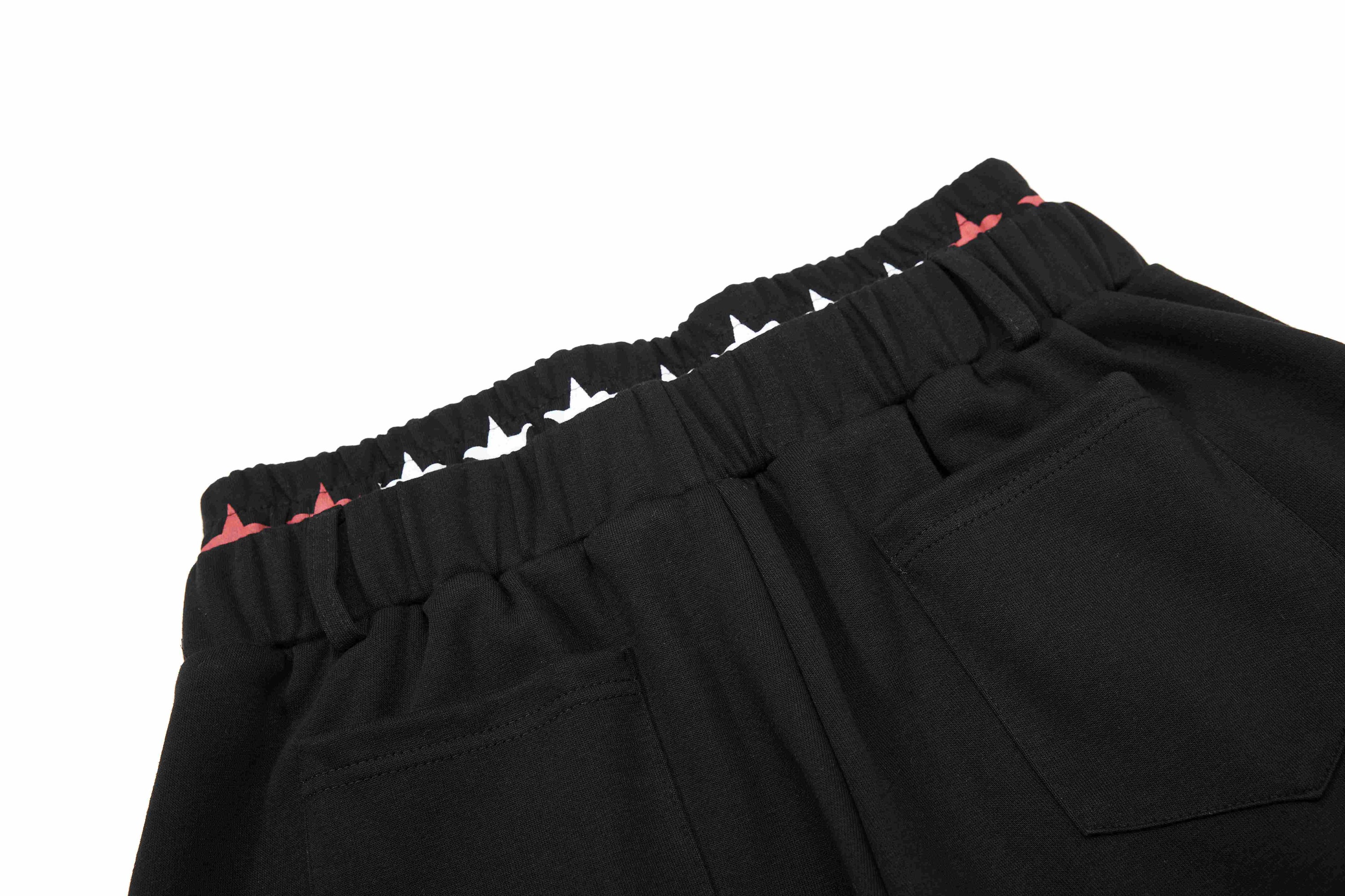 Omirad Vintage Stripe Graphic Wide-Leg Sweatpants
