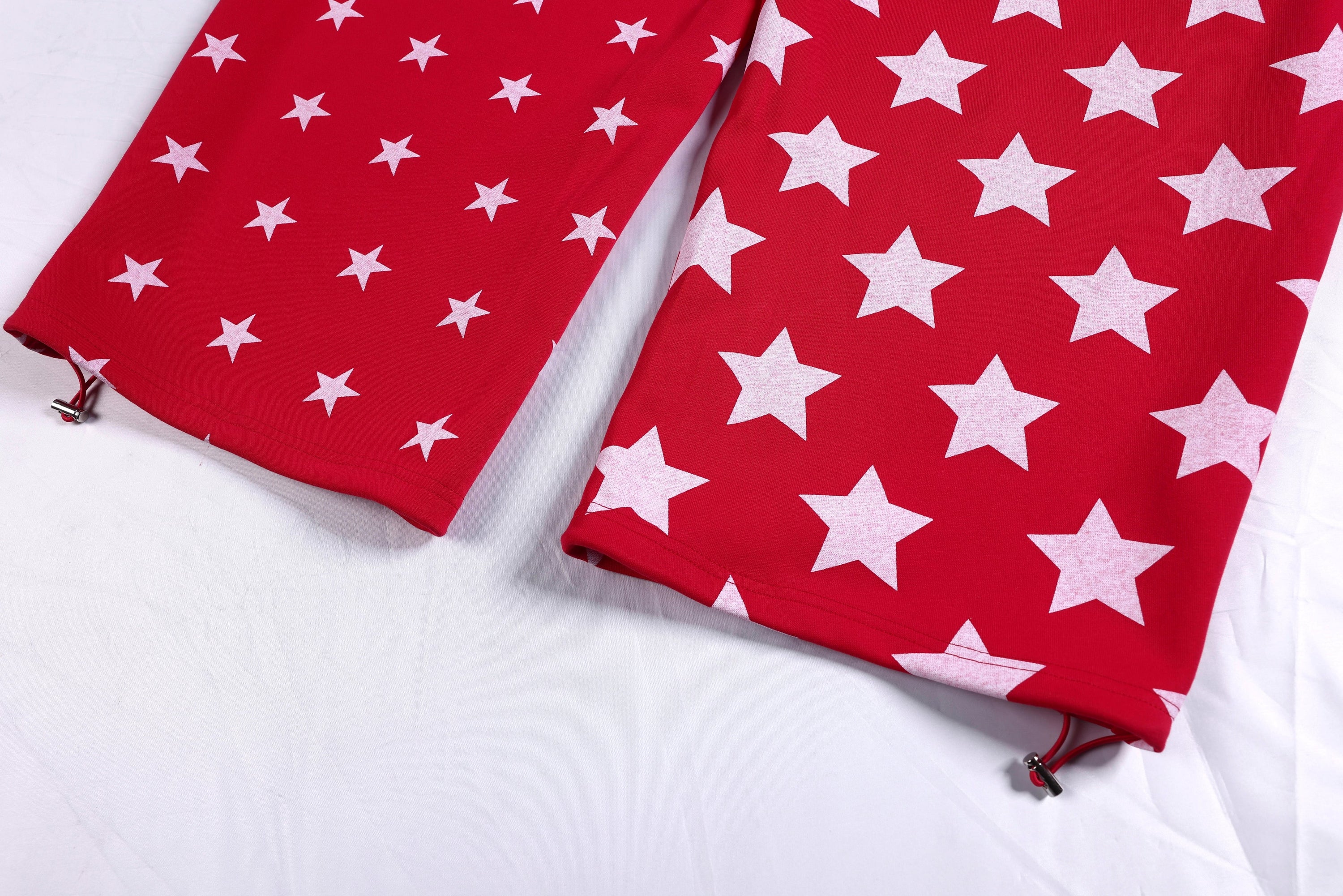 Starfield Wide-Leg Sweatpants | All-Over Star Print Streetwear