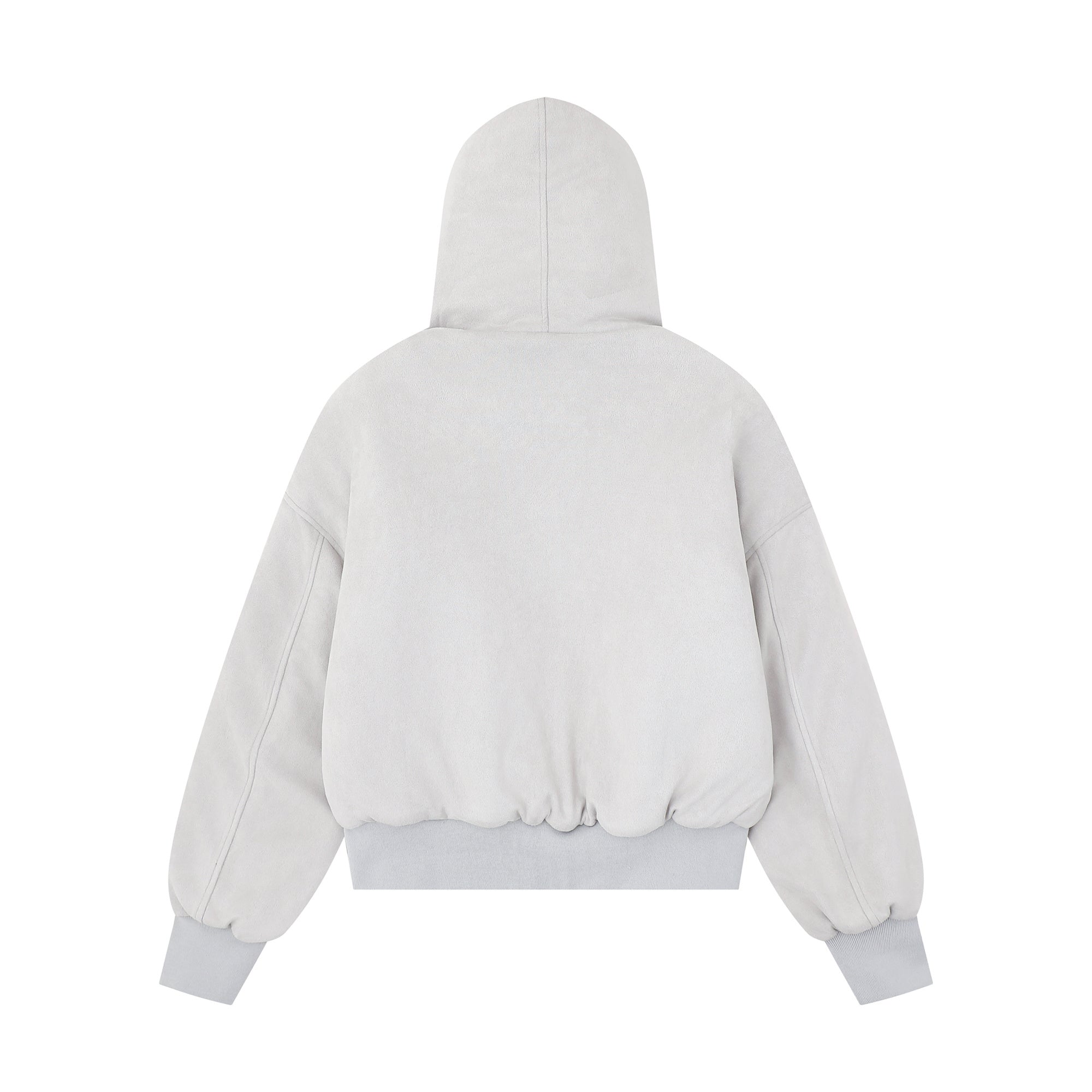 Cross Patch Faux Fur Hood Bomber Jacket | Streetwear
