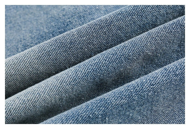 Distressed Denim Chambray Jacket on Sale - Men's and Women's Long Sleeve Vintage Style with Patch Pockets - Seakoff