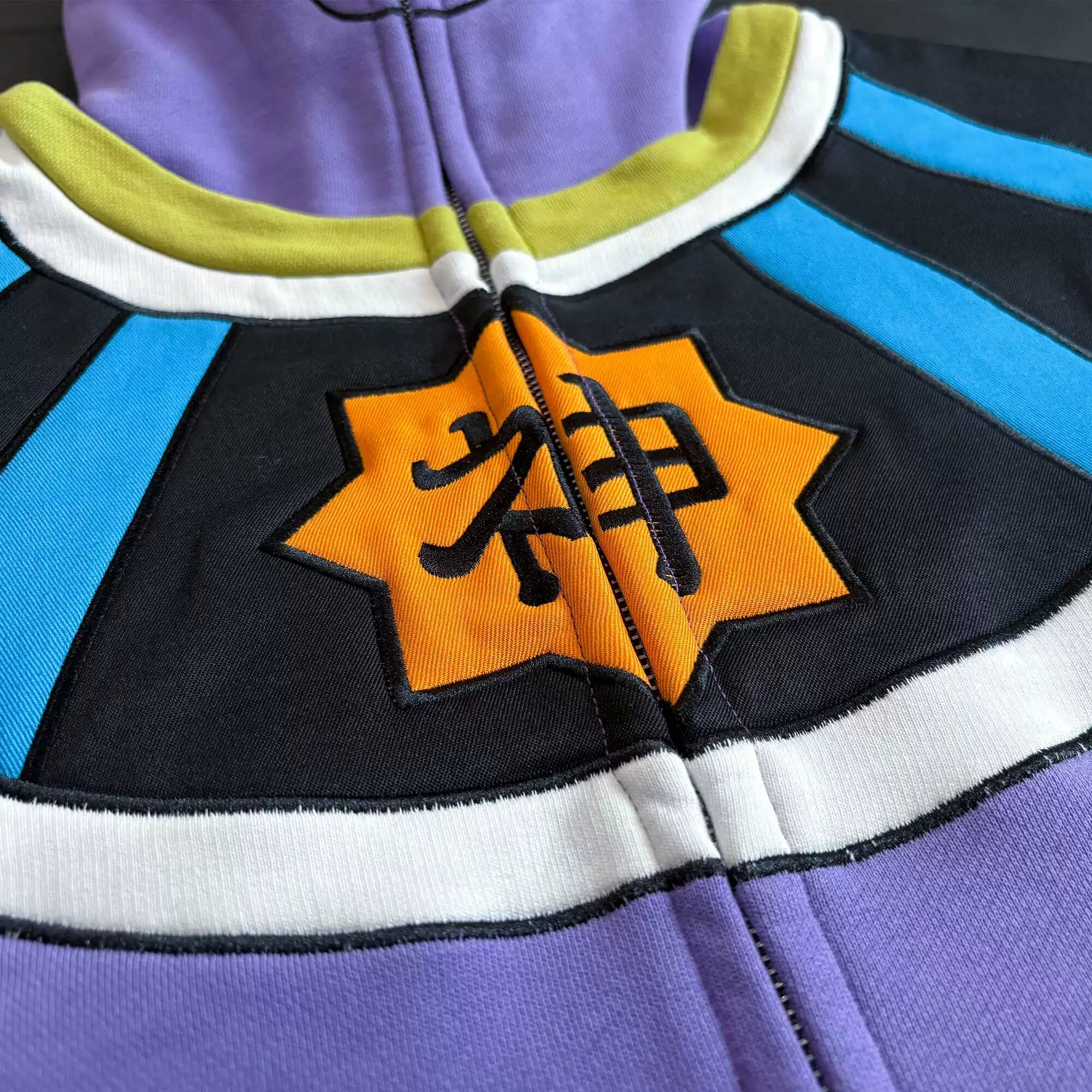 Dragon Ball Z Beerus Cosplay Hoodie – Anime - Inspired Purple Zip - Up Sweatshirt - Seakoff