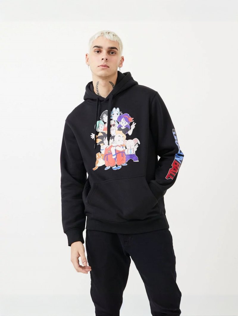 Dragon Ball Z Family Hoodie – Anime - Inspired Black Pullover Sweatshirt - Seakoff