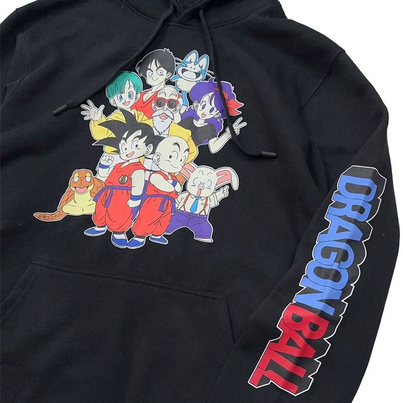 Dragon Ball Z Family Hoodie – Anime - Inspired Black Pullover Sweatshirt - Seakoff