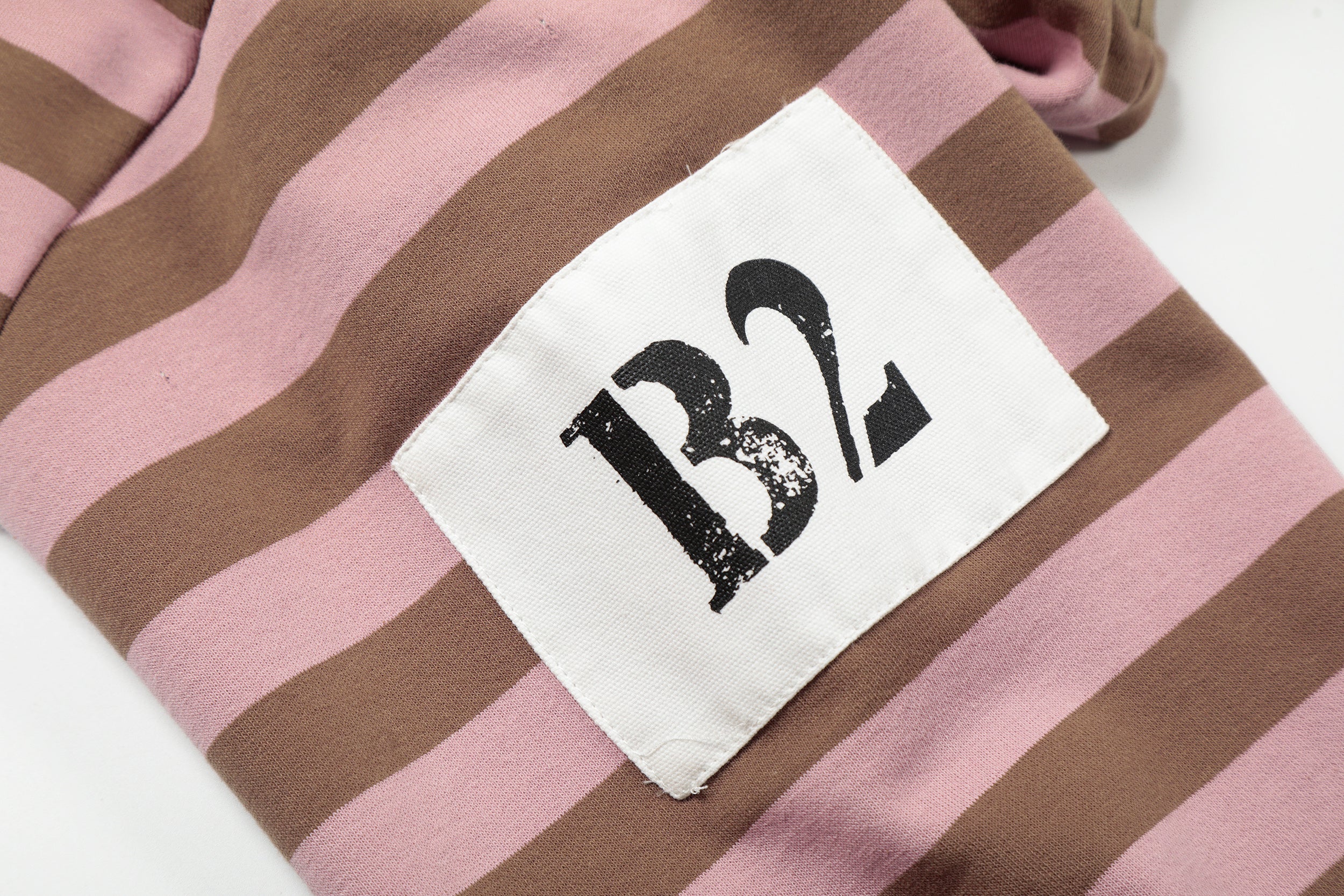 Striped Rugby Polo Hoodie | Contrast Hood Streetwear