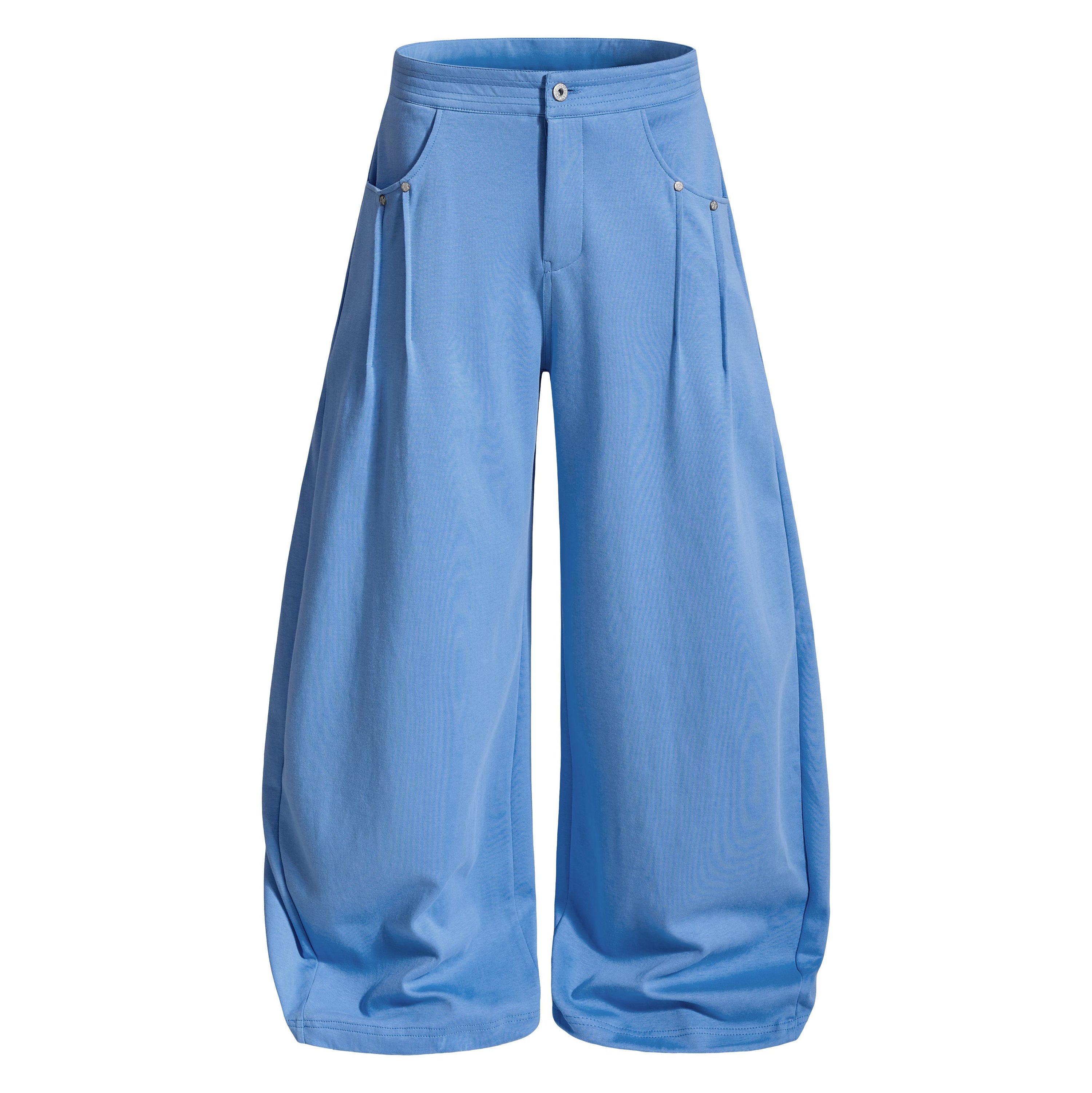 Omirad Flow Wide-Leg Pants | Oversized Draped Cotton Trousers