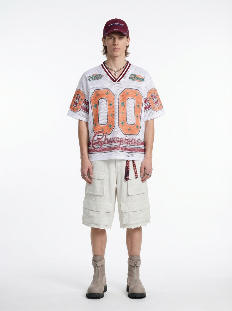 Omirad Champions 00 Mesh Jersey T-Shirt | Retro Streetwear