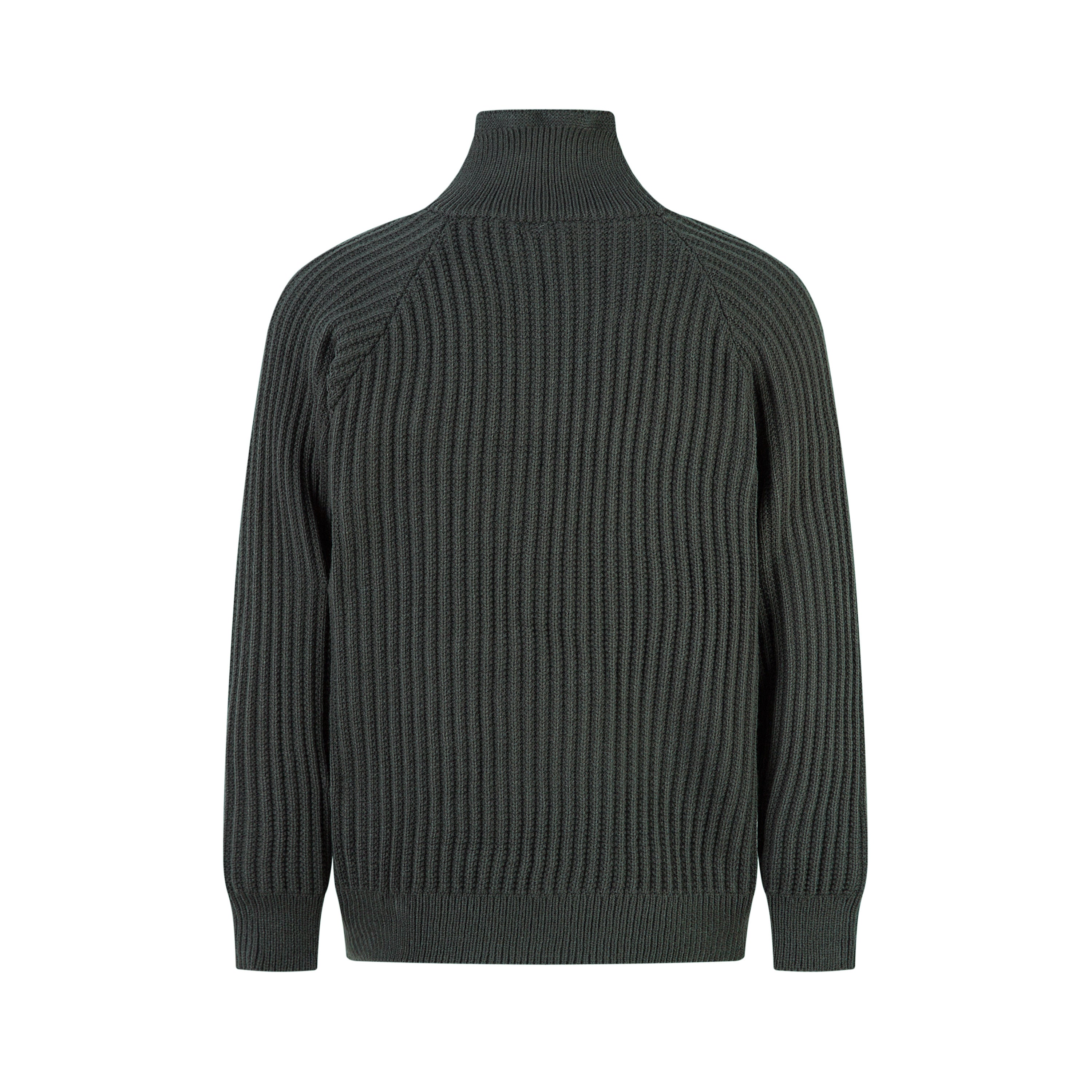 Men's Ribbed Half-Zip Knit Sweater | Clean Streetwear Style