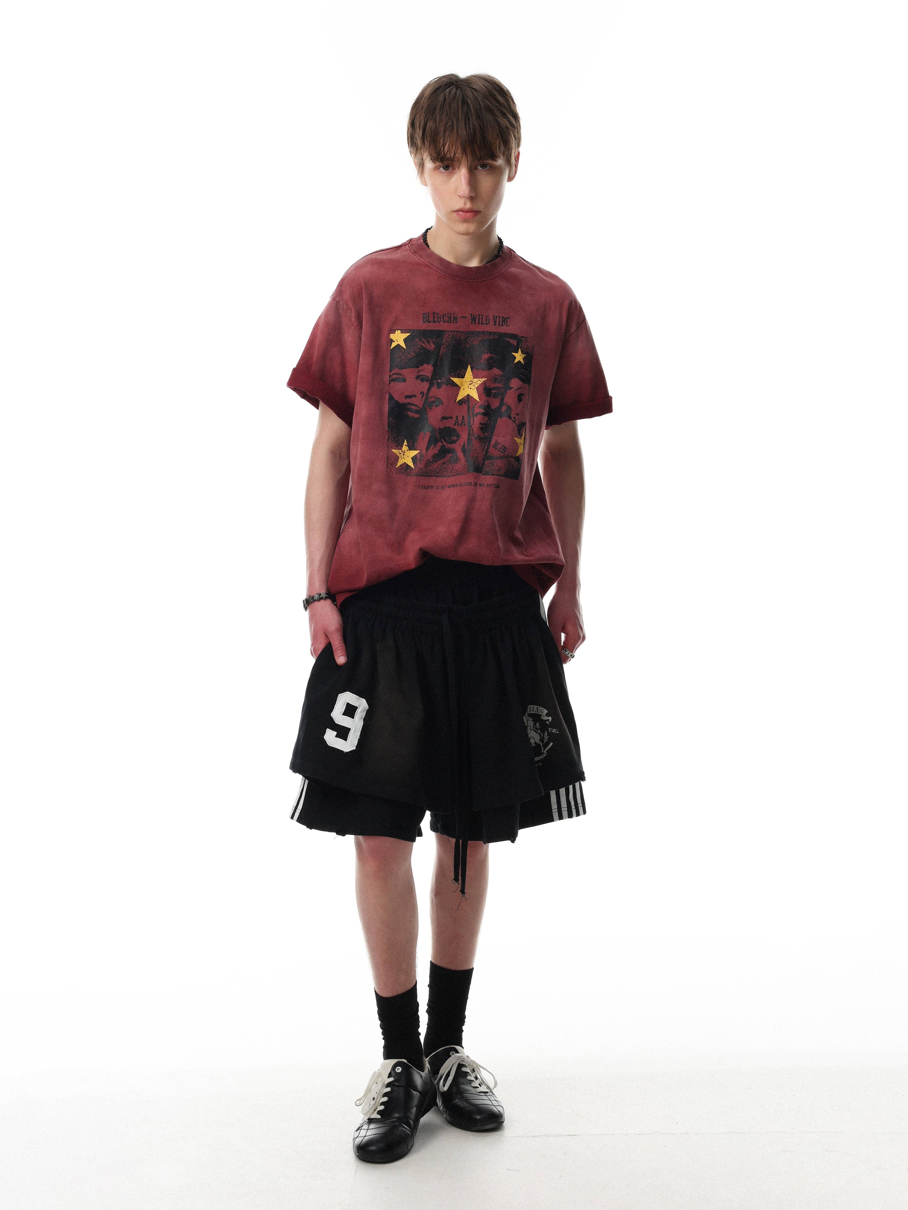 Wild Star Vintage Washed Graphic T-Shirt | Streetwear Tee