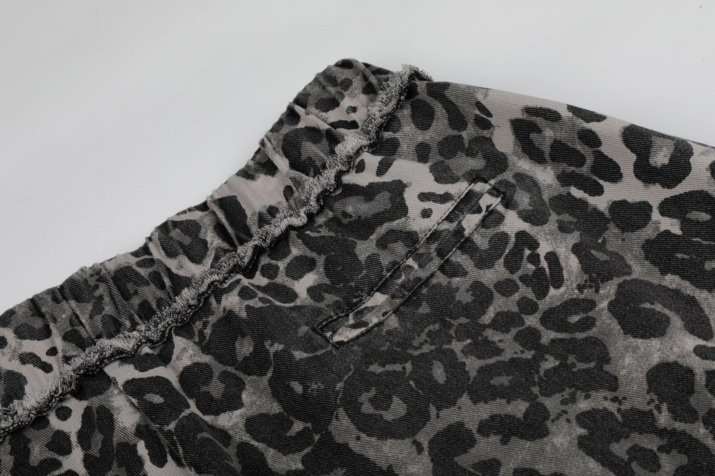 Omirad Leopard Skull Wide-Leg Pants | Y2K Streetwear