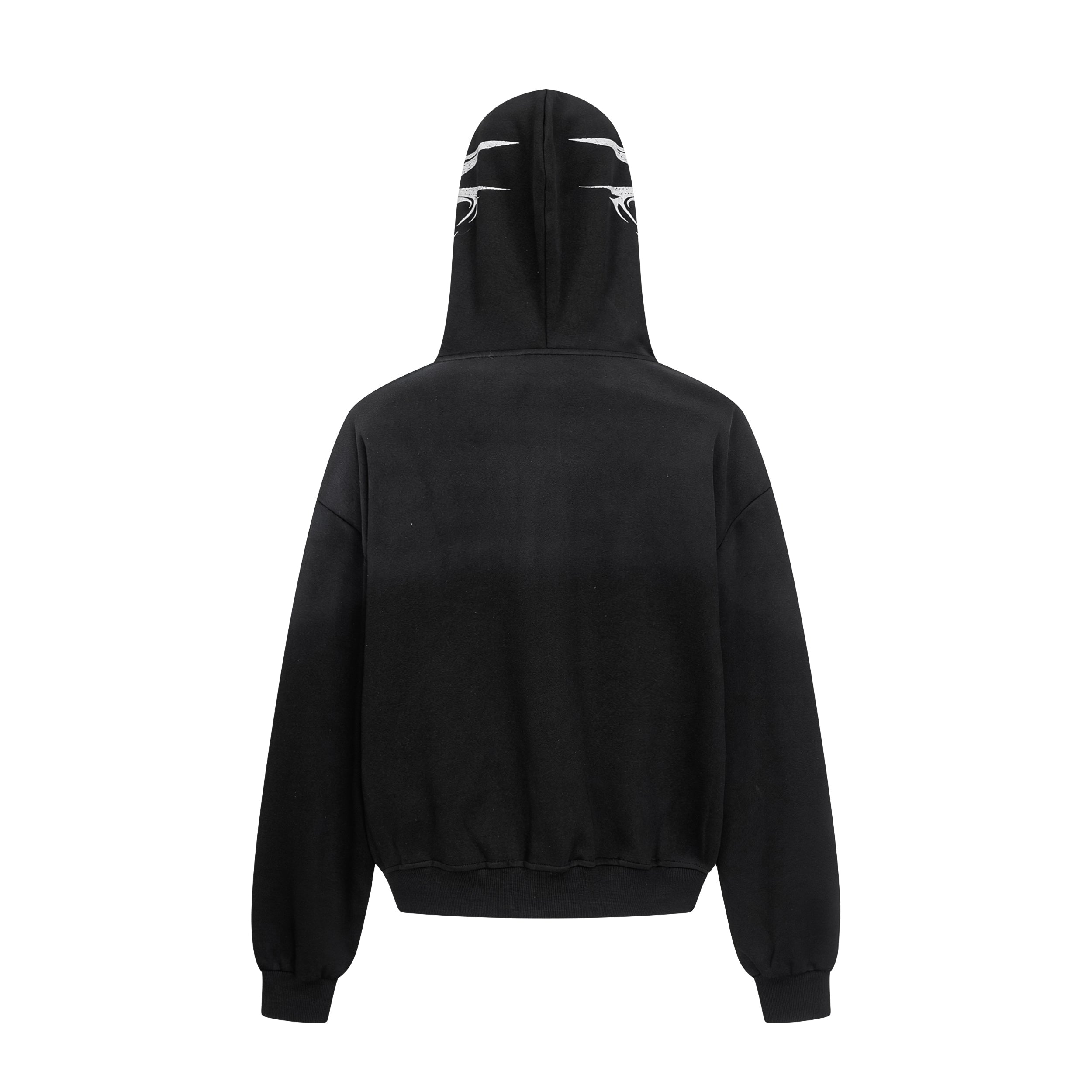 Omirad Full-Script Zip Hoodie | Oversized Streetwear Hoodie
