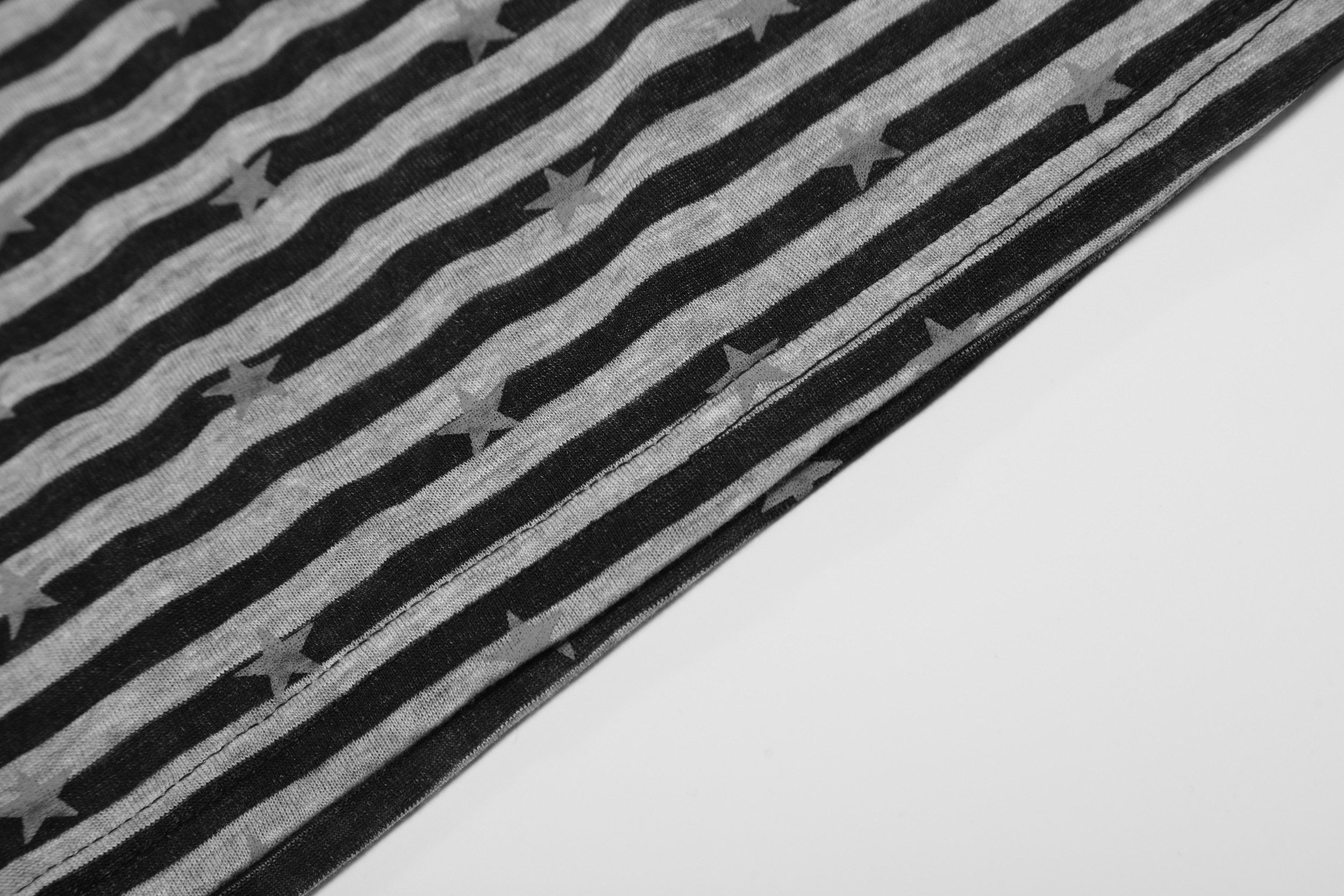 Omirad Star Stripe Long Sleeve Polo | Streetwear Polo Shirt