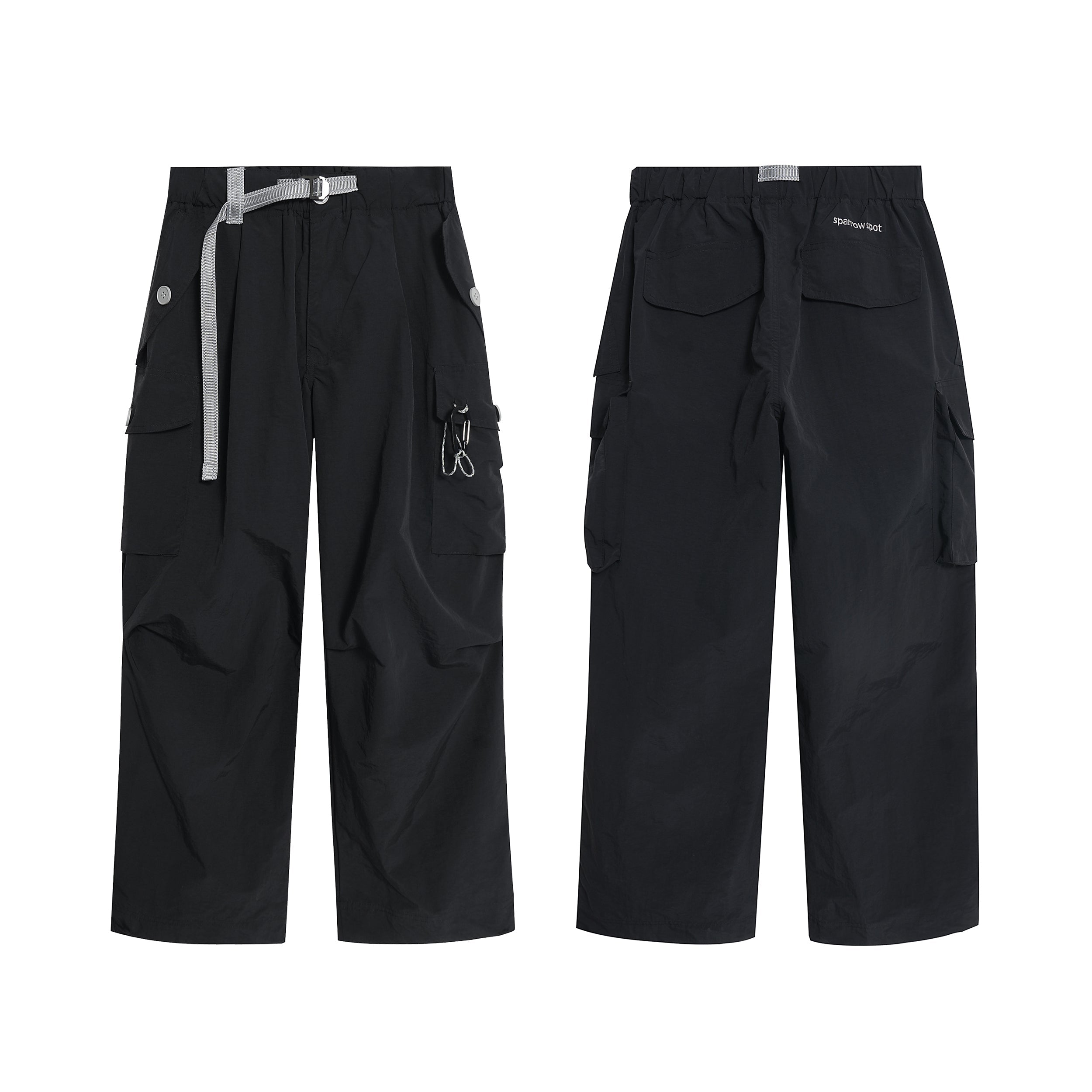 Omirad Tactical Nylon Cargo Pants | Urban Utility Streetwear