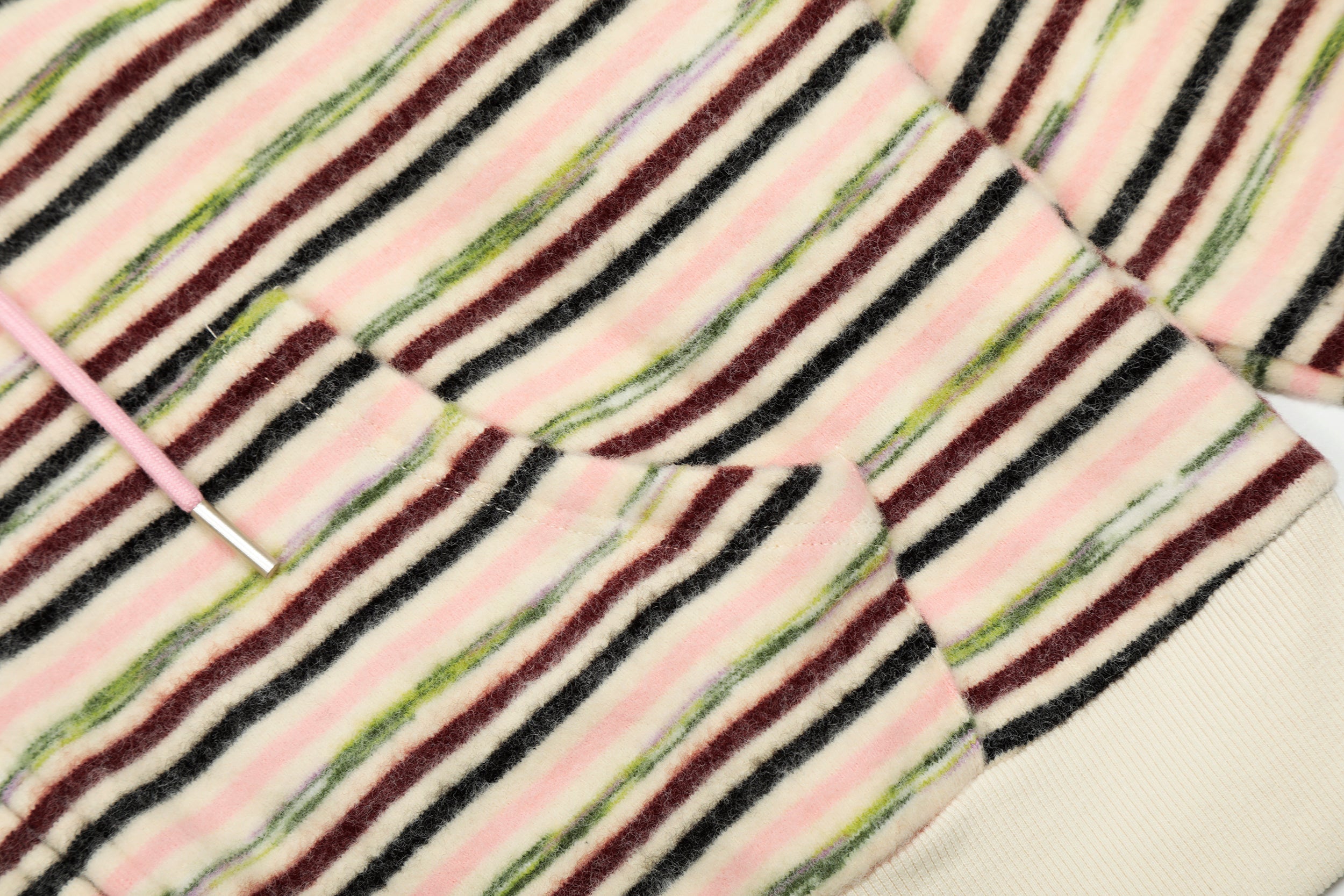 Omirad Striped Knit Zip Hoodie | Retro Streetwear