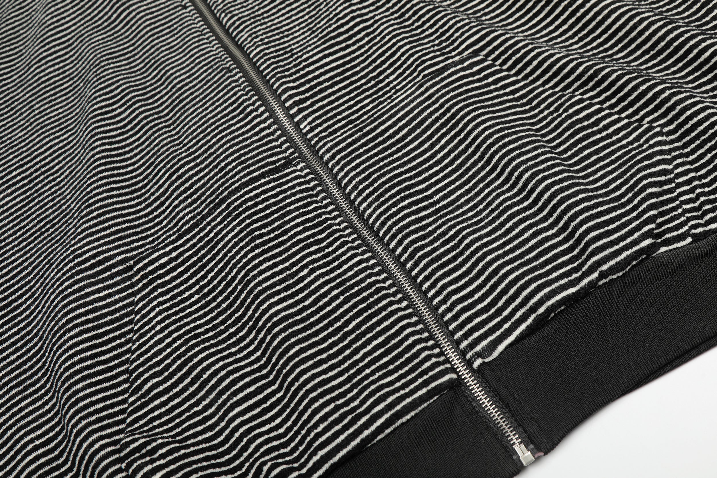 Omirad Striped Zip Hoodie | 100% Cotton Streetwear Hoodie