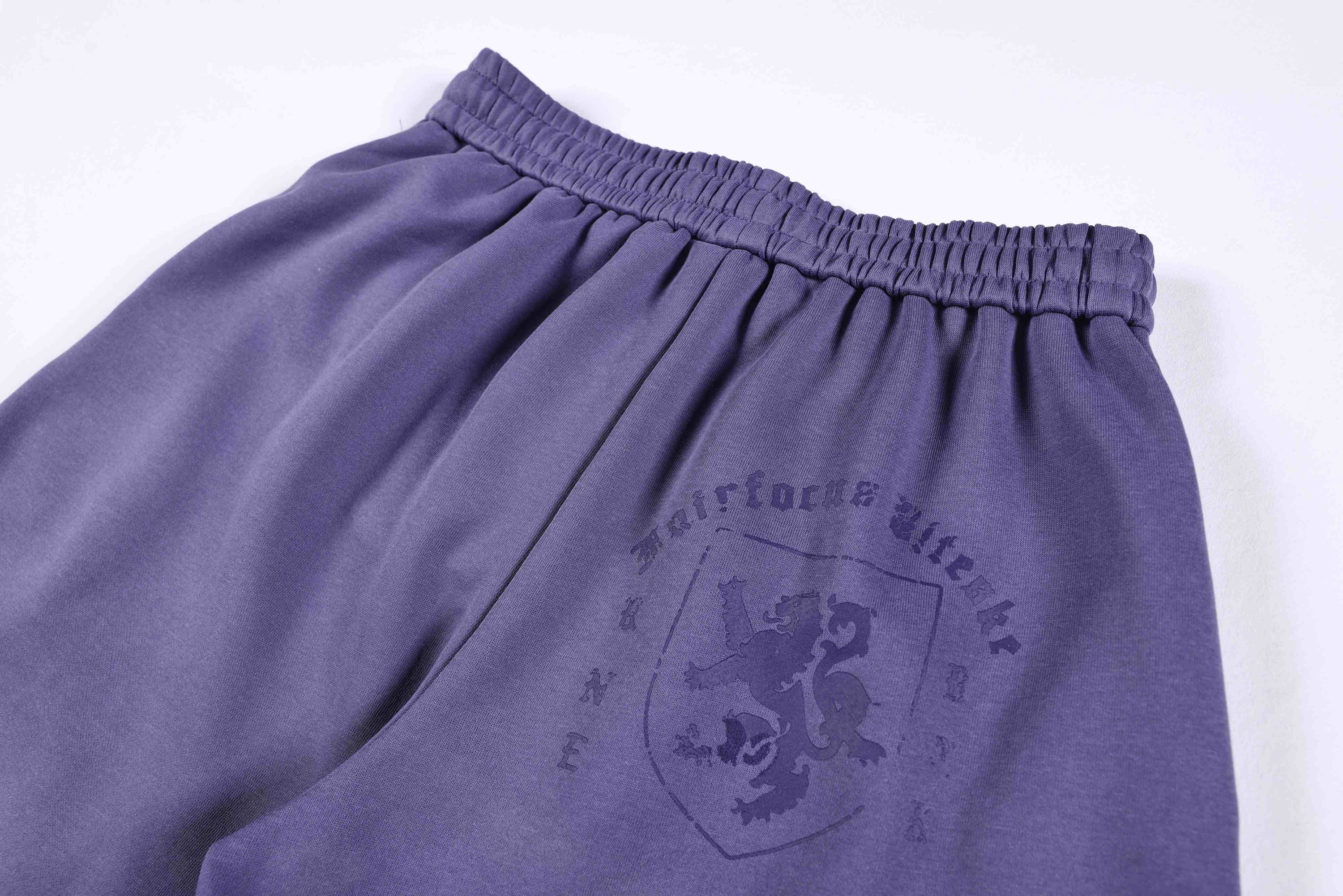Omirad Gothic Script Wide-Leg Sweatpants | Streetwear