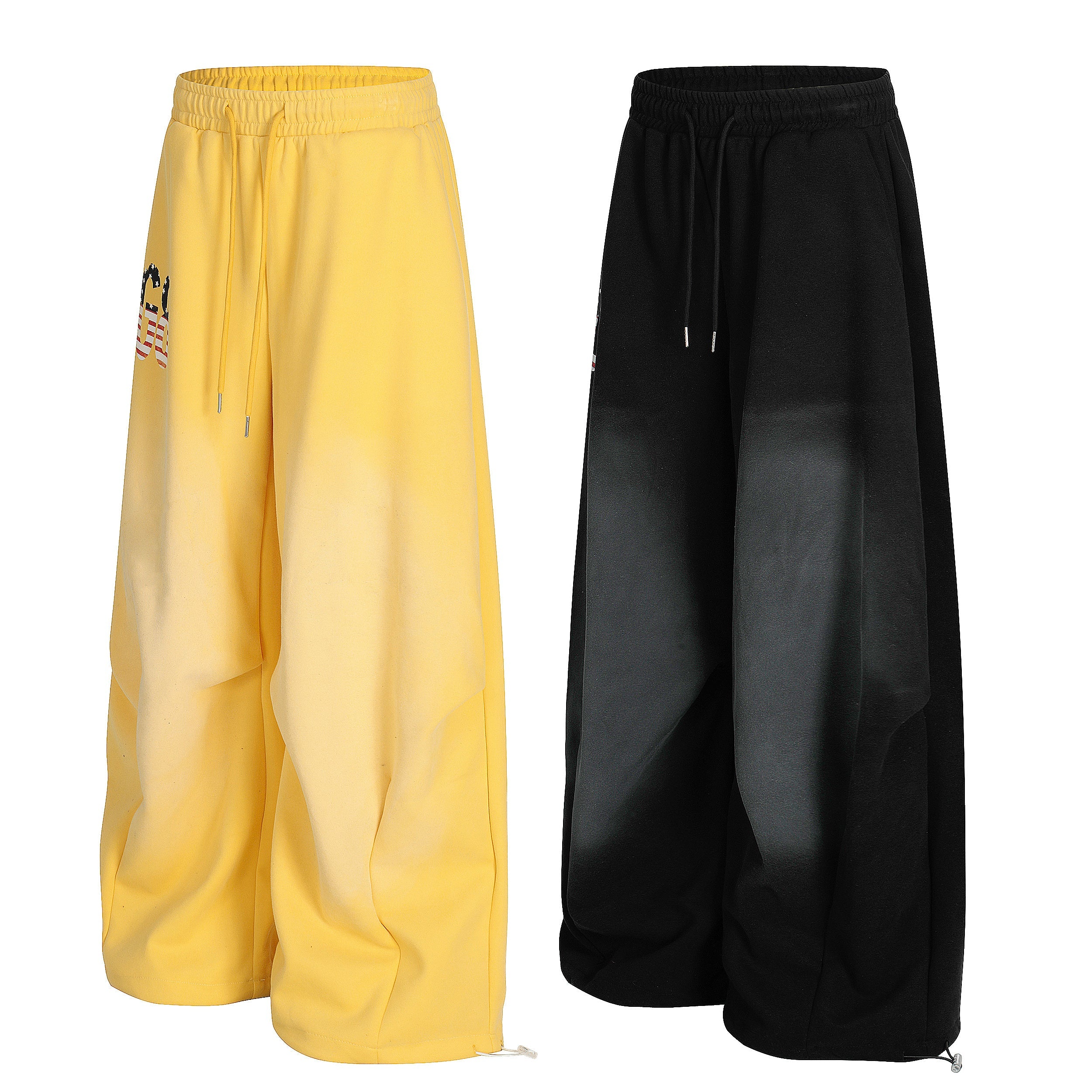 Omirad Gradient Logo Wide-Leg Sweatpants | Streetwear