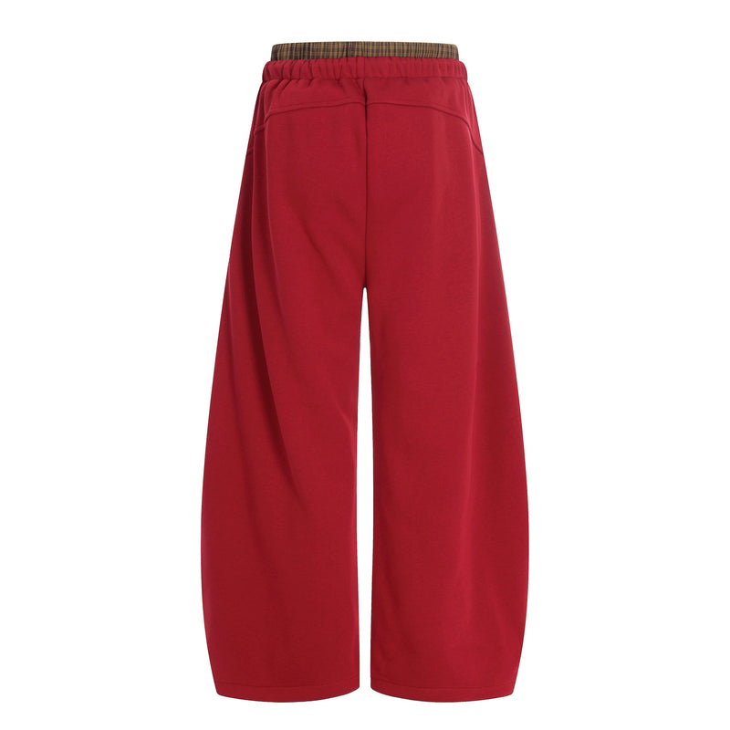 Wide-Leg Athletic Lounge Pants | Relaxed Streetwear Fit