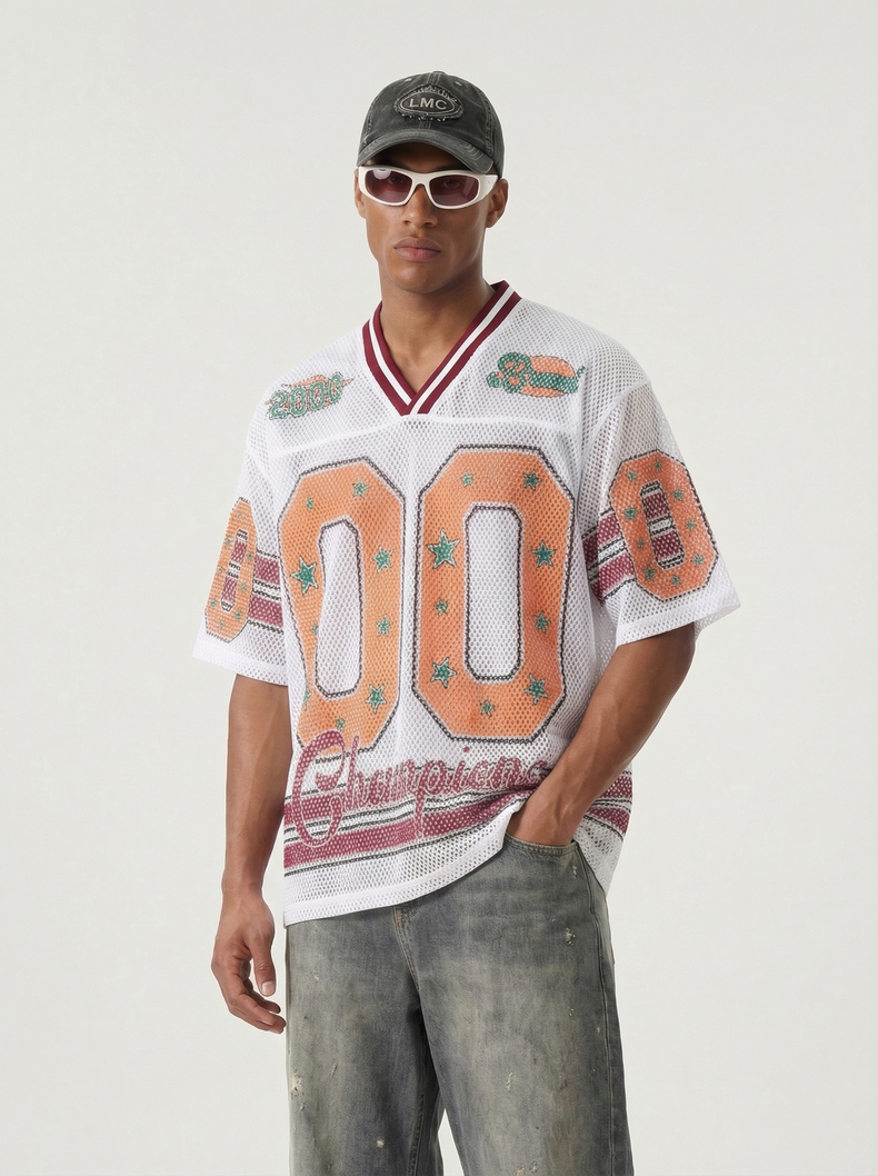 Omirad Champions 00 Mesh Jersey T-Shirt | Retro Streetwear