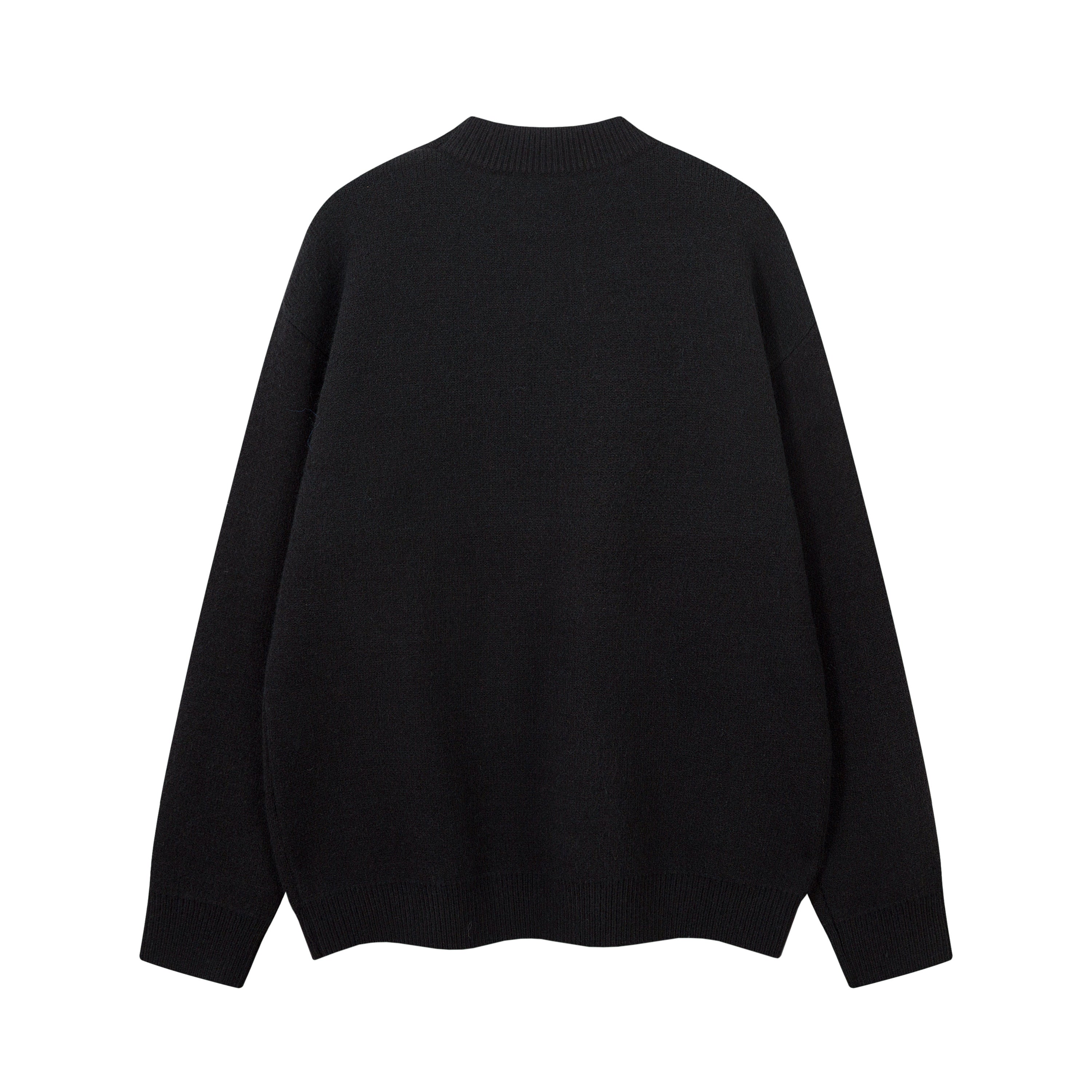 Omirad Faux-Fur Lettering Knit Sweater | Bold Streetwear