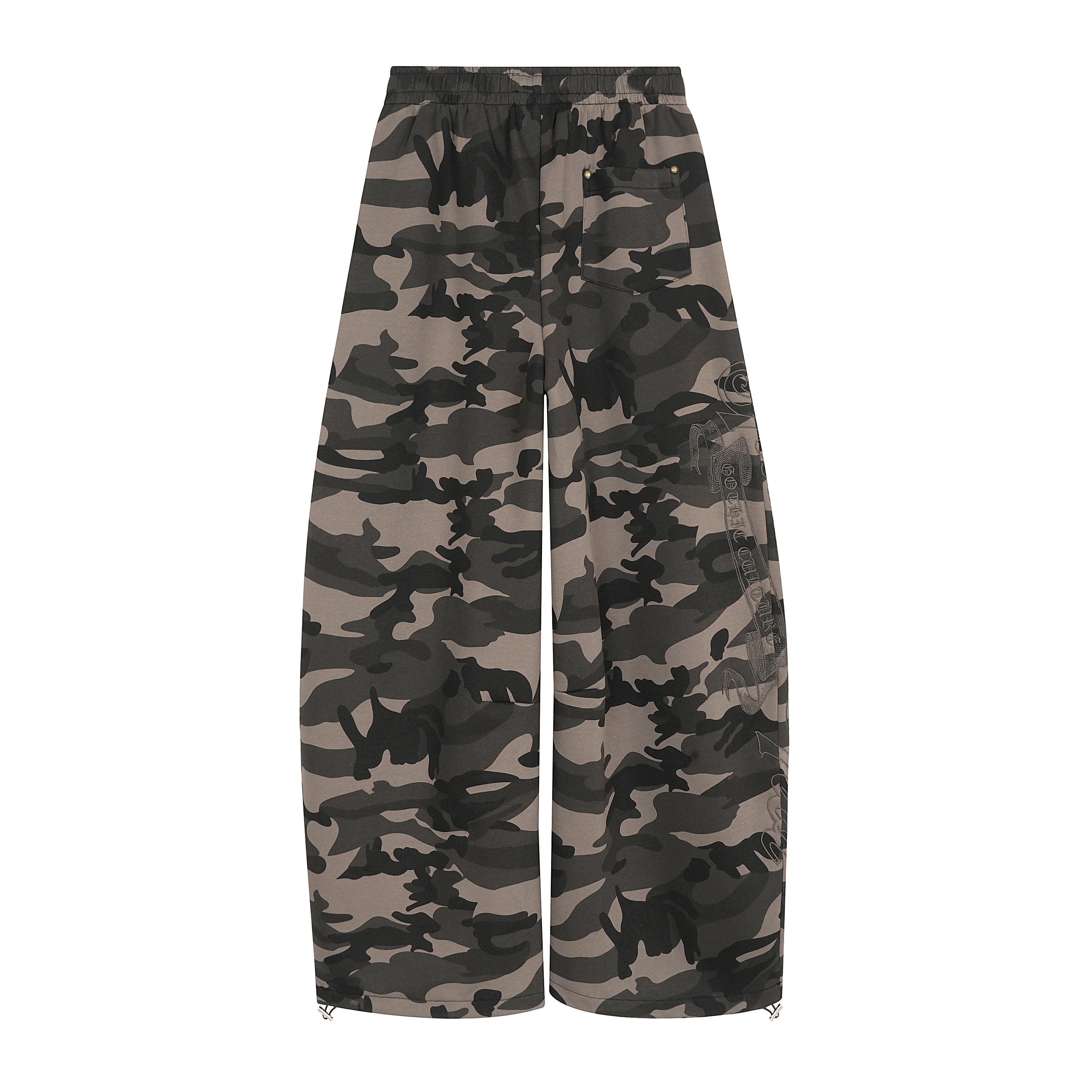 Omirad Camo Wide-Leg Track Pants | Tactical Streetwear