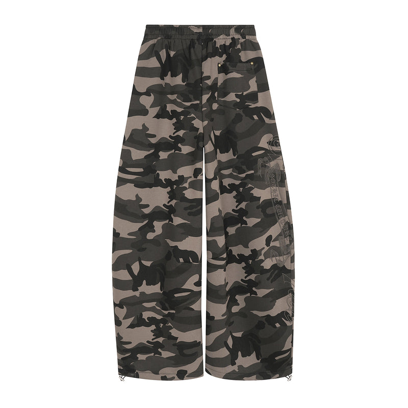 Omirad Camo Wide-Leg Track Pants | Tactical Streetwear