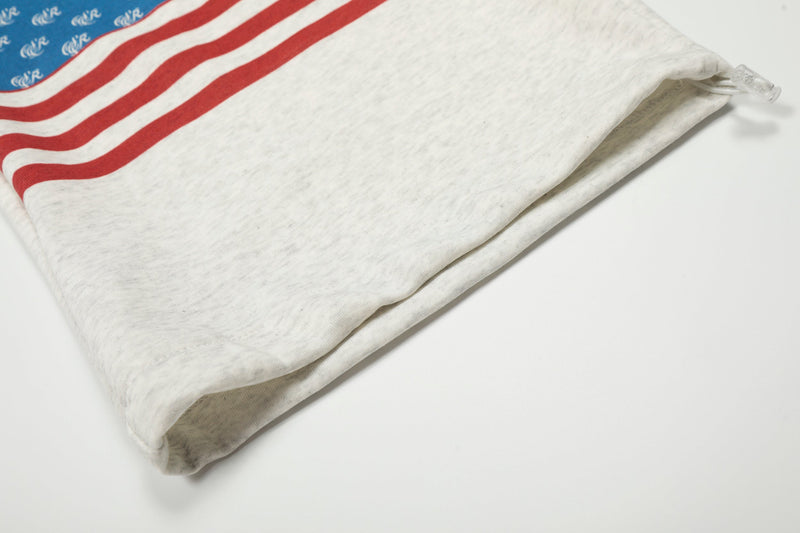 Flag Graphic Wide-Leg Sweatpants | Streetwear Joggers