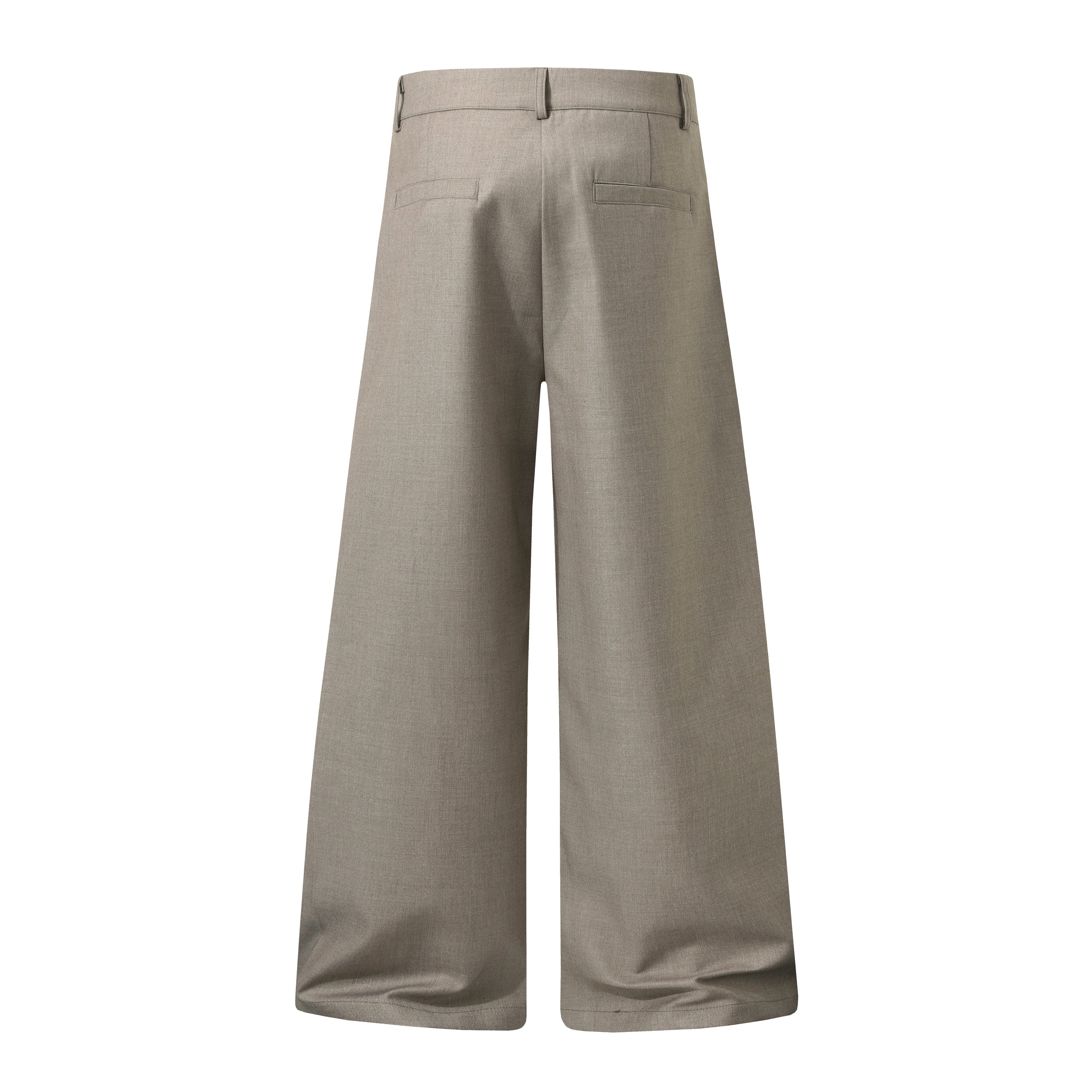 Wide-Leg Button-Front Trousers | Nautical Sailor Style