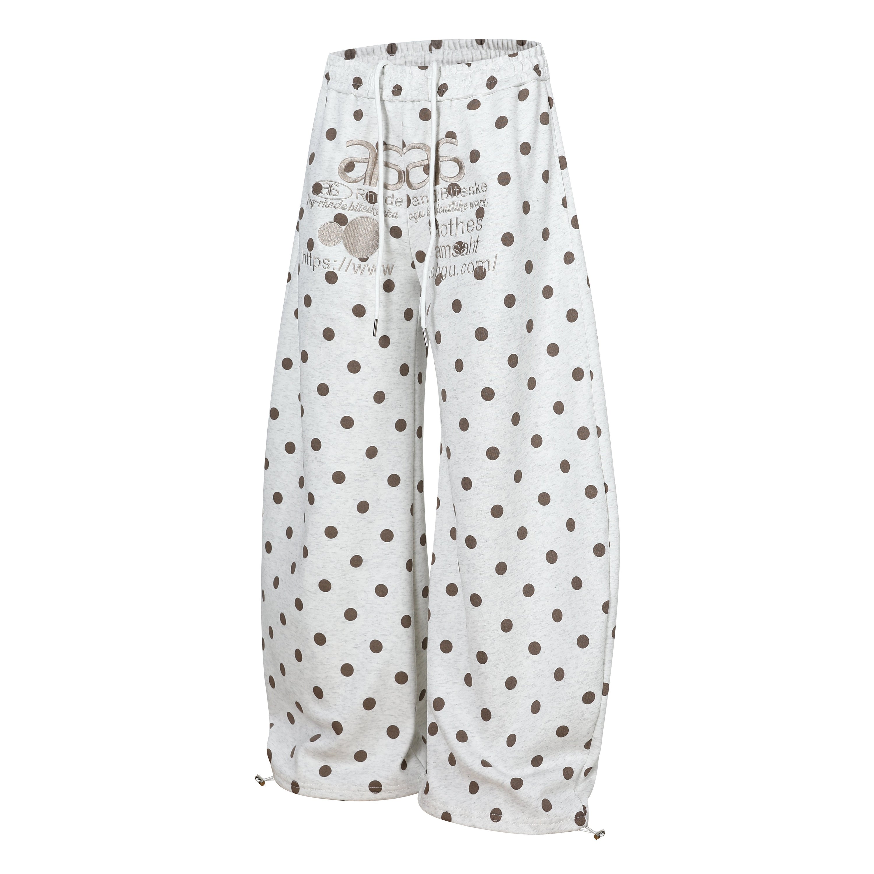 Omirad Star Print Wide-Leg Sweatpants | Streetwear